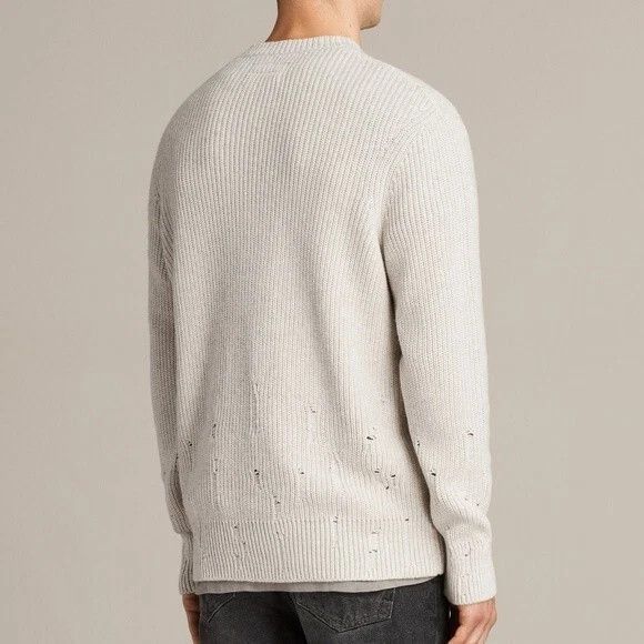 Allsaints Allsaints Ivann Crew Destroyed Oversized Fit Sweater Size US M / EU 48-50 / 2 - 2 Thumbnail