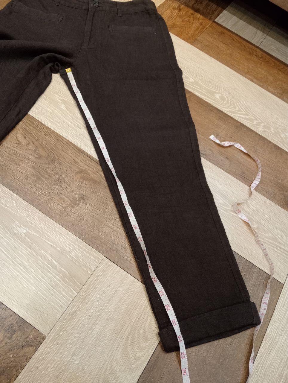 Issey Miyake ISSEY MIYAKE PLANTATION COTTON PANTS - SIZE S BROWN Size 28" / US 6 / IT 42 - 12 Thumbnail