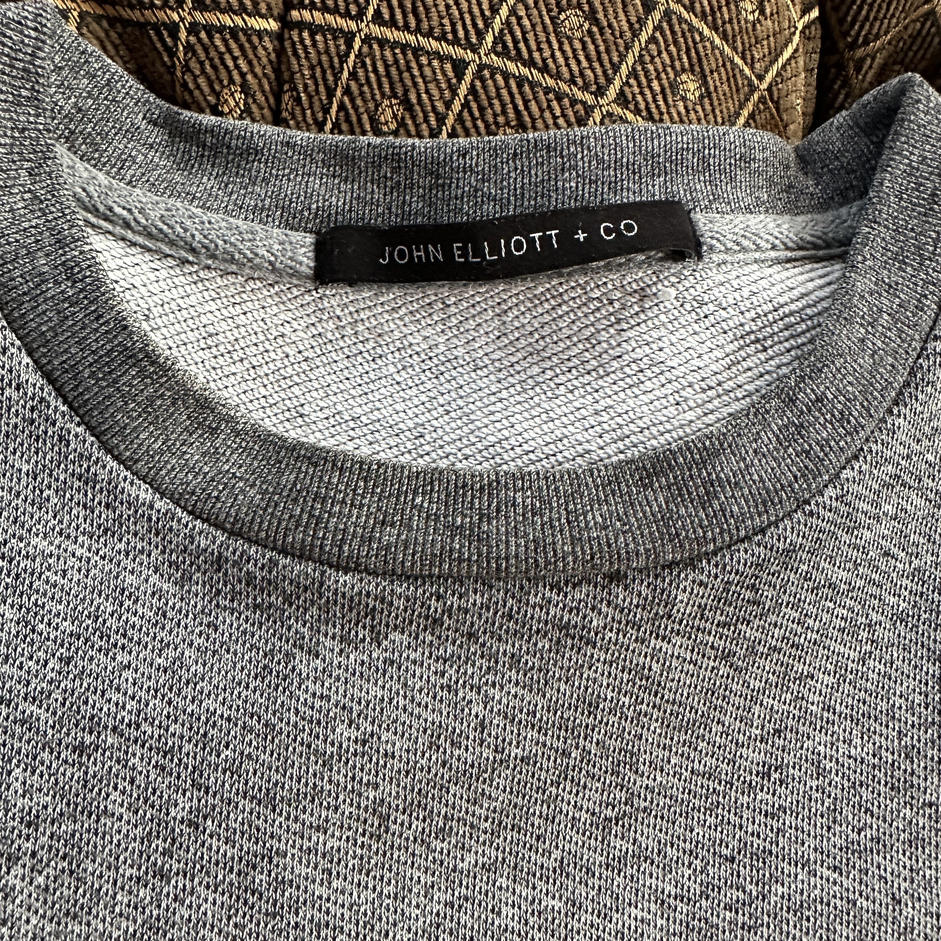 John Elliott Clash Crewneck Sweatshirt - Size Small (JE Size 1) Size US S / EU 44-46 / 1 - 8 Thumbnail