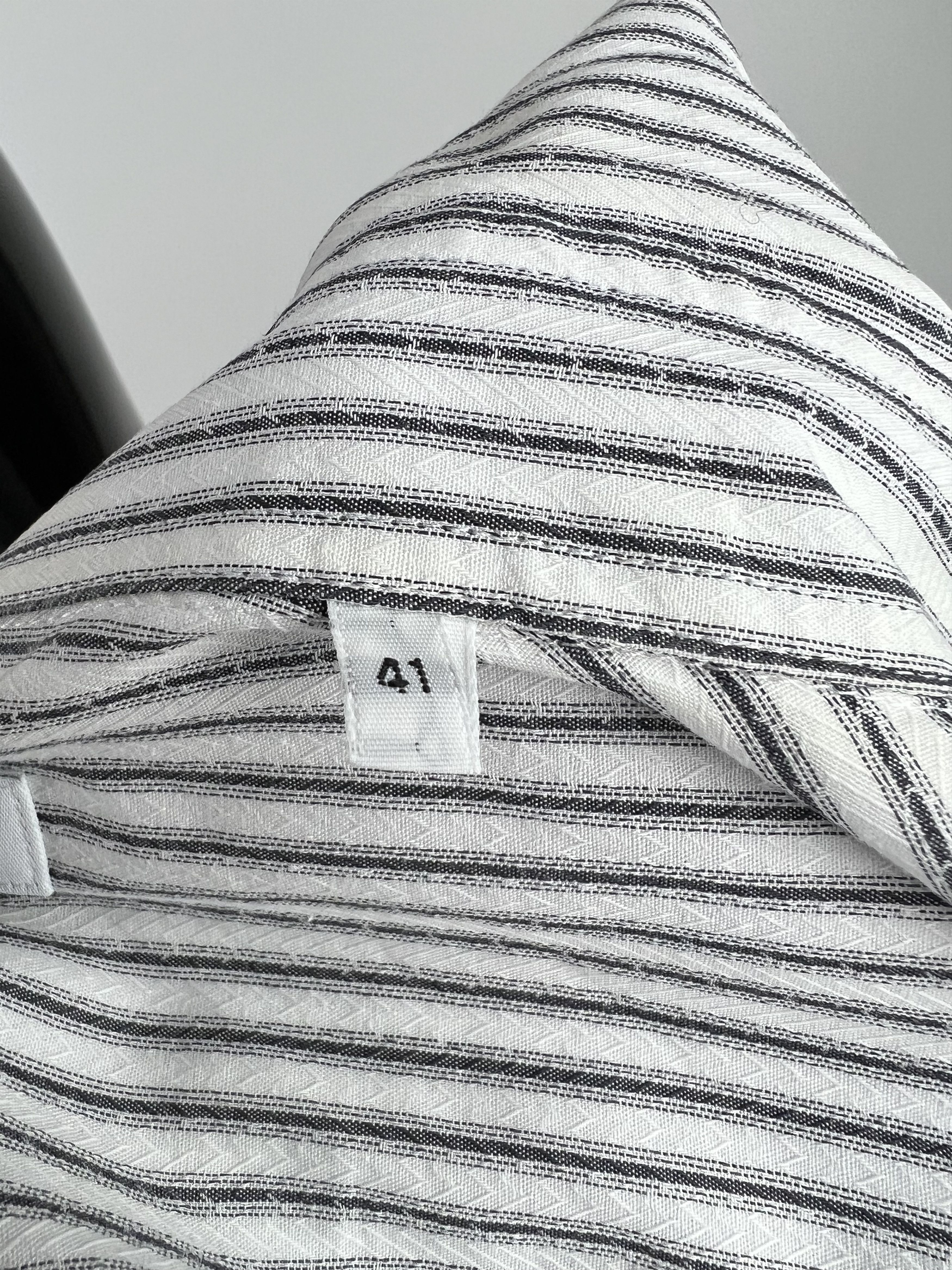 Versace Versace Collection Striped Cotton Button Up Shirt Size 16/41 Size US L / EU 52-54 / 3 - 10 Thumbnail