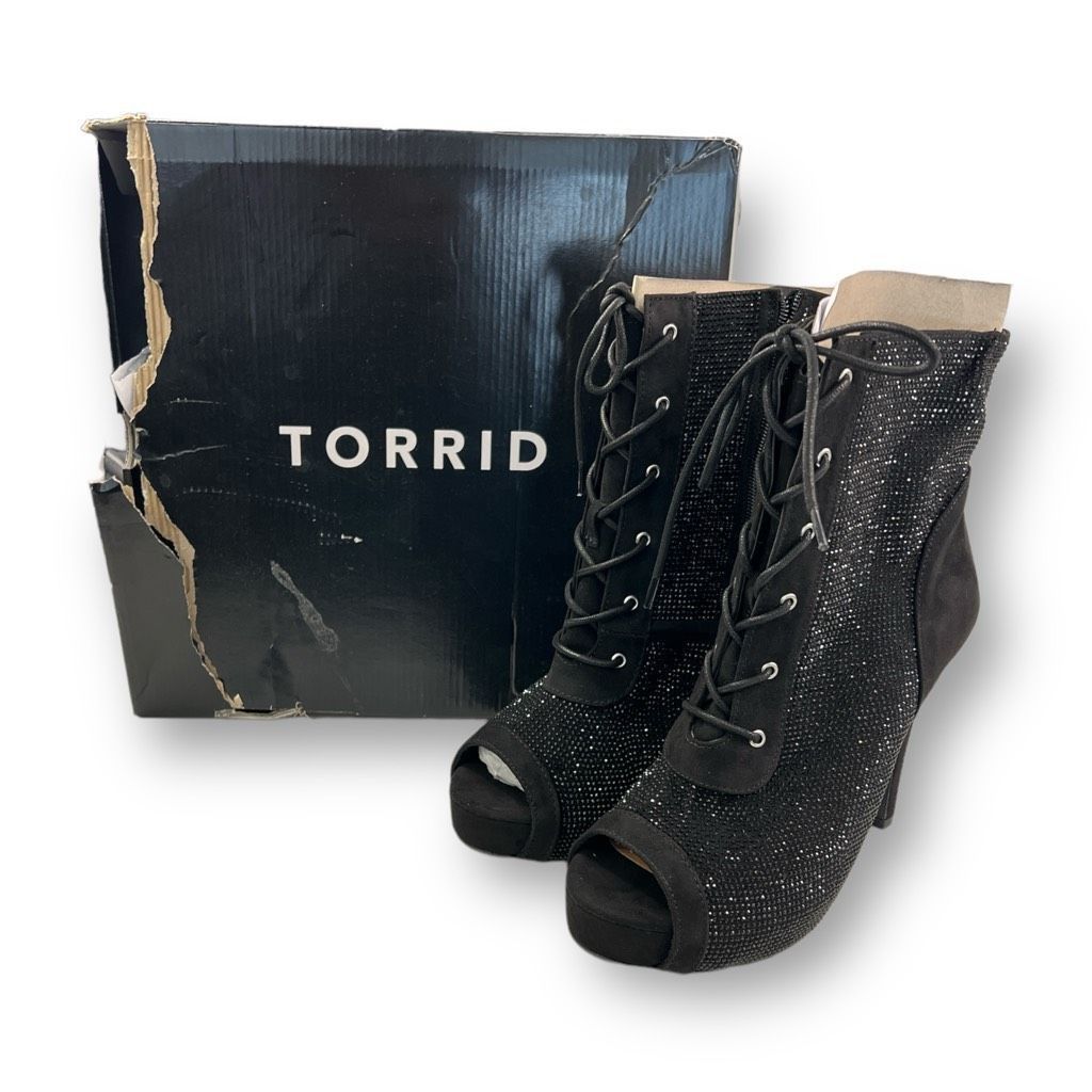 Other Torrid Rhinestone Pointed Booties Size 9.5 Size US 9.5 / IT 39.5 - 1 Thumbnail