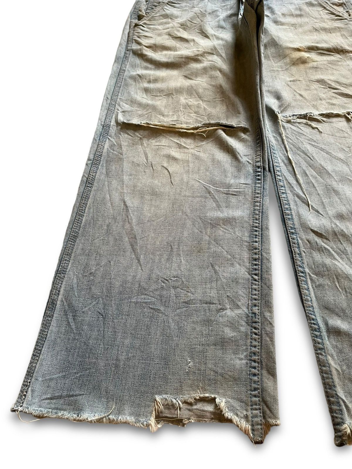 Levi's Vintage Levis 572 Mud Wash Carpenter Baggy Jeans Size US 31 - 7 Thumbnail
