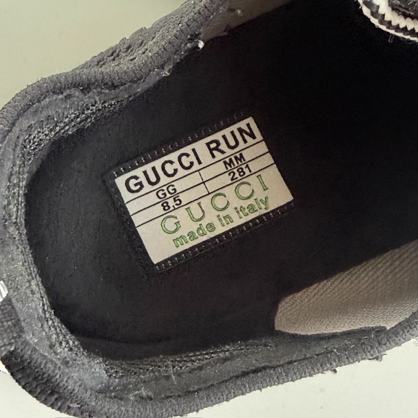 Gucci Gucci Black & White GG Lace-up Sneakers EUR42.5 95New Size US 8.5 / EU 41-42 - 7 Thumbnail