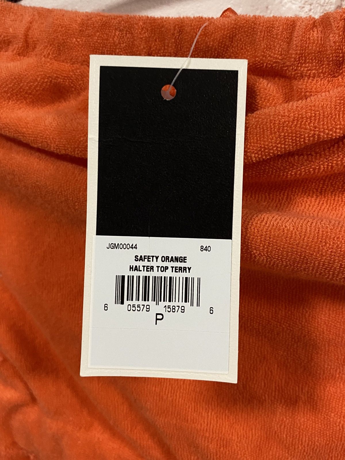 Juicy Couture Juicy Couture Safety Orange Halter Top Terry Size: petite S Size S / US 4 / IT 40 - 4 Thumbnail