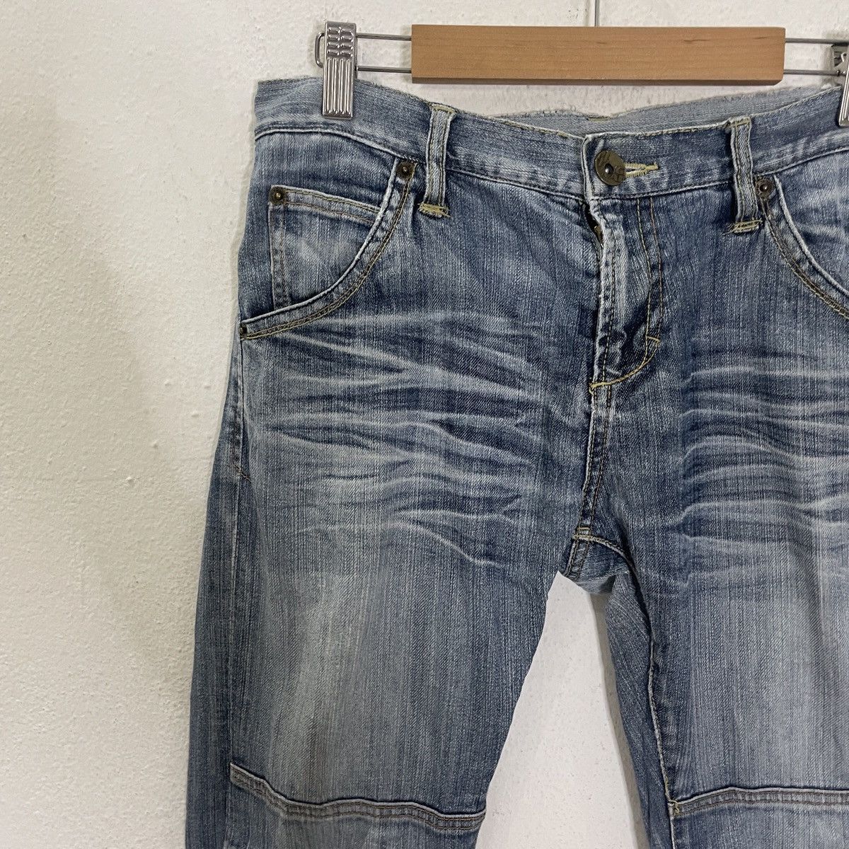 Japanese Brand Vintage Original Style 92 Buckle Denim Jeans Size 30" / US 8 / IT 44 - 8 Thumbnail