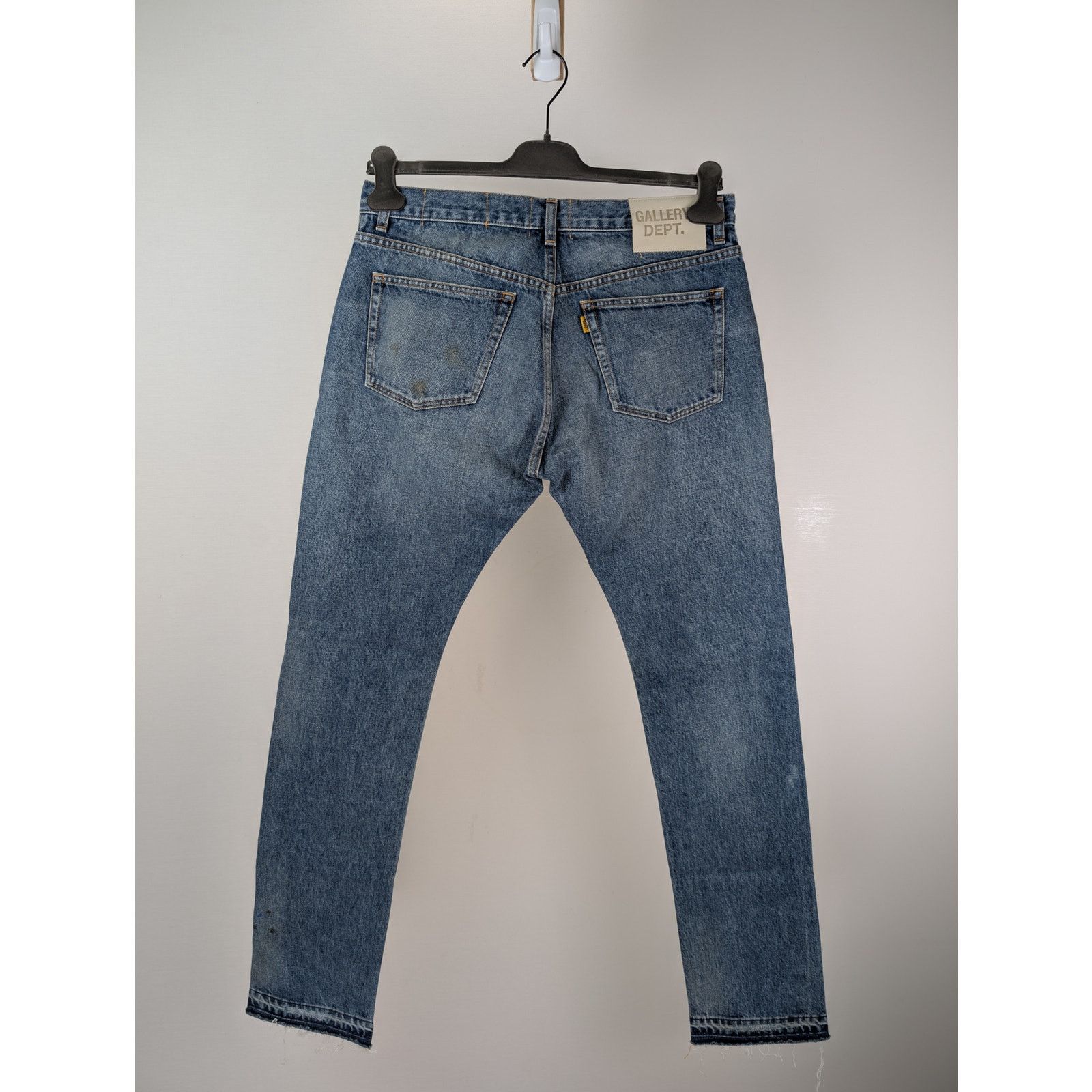 Gallery Dept. o1rshd1 Selvedge Denim Indigo Jean Pants in Blue 29x30 Size US 29 - 14 Thumbnail