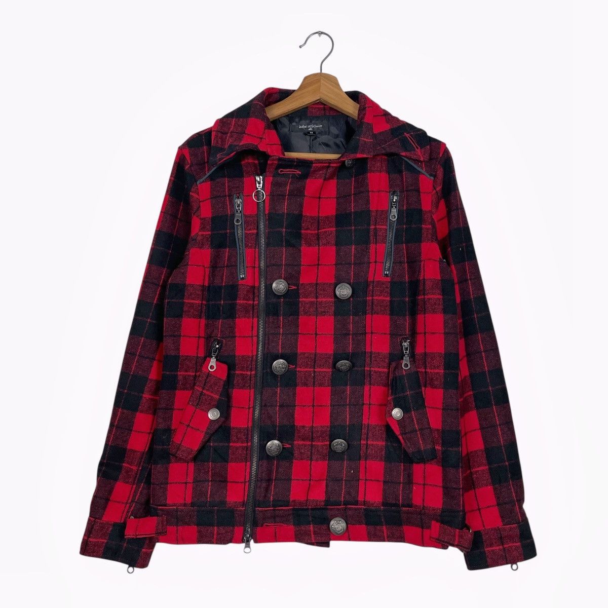 In The Attic In The Attic Tartan Punk Jacket Size US S / EU 44-46 / 1 - 1 Thumbnail