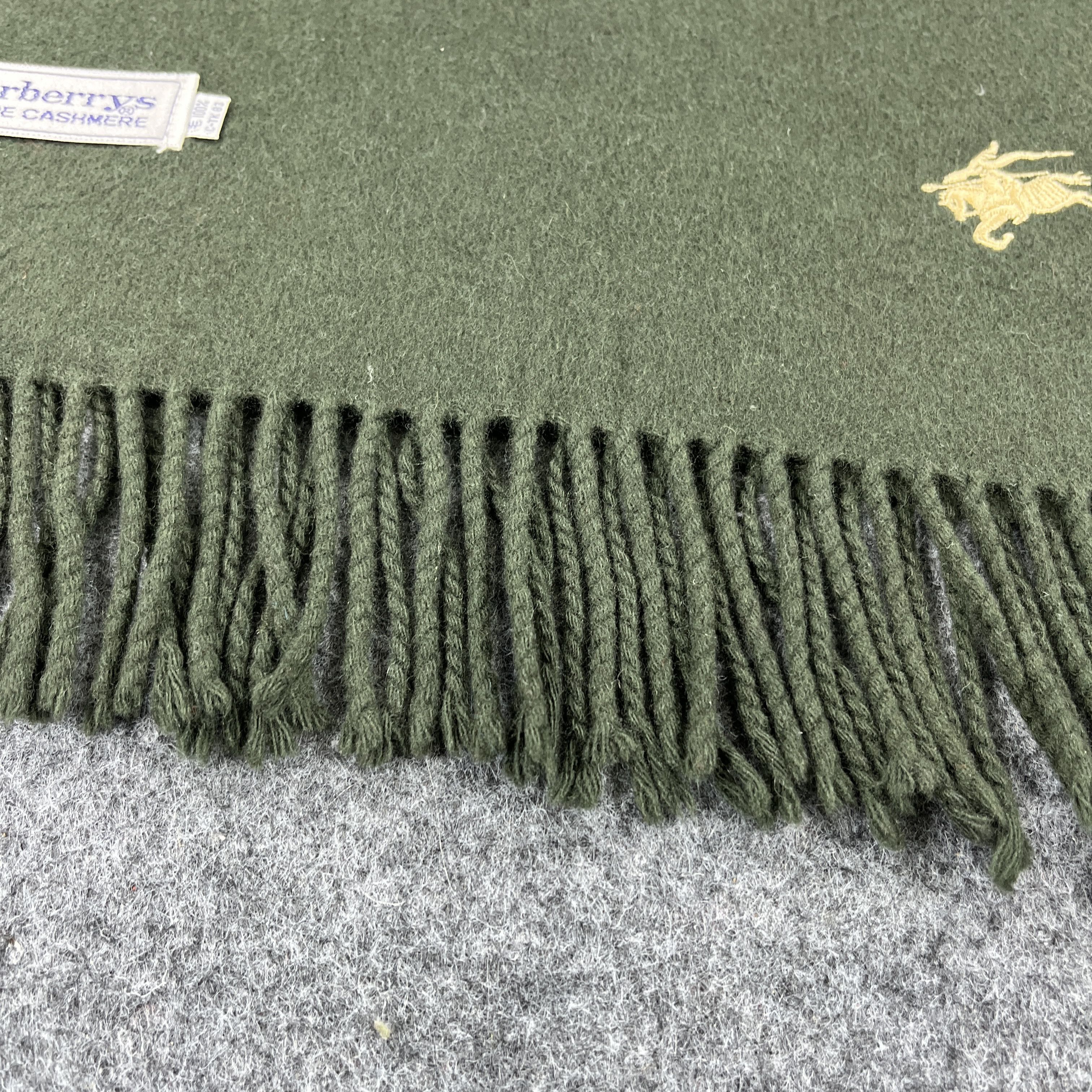 Burberry × Vintage Vintage Burberry Scarf / Muffler / Neckwear T1496 Size ONE SIZE - 7 Thumbnail