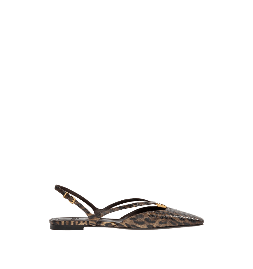Fendi o1h1sh11225 Ffold Slingback in Beige Size US 9 / IT 39 - 1 Thumbnail