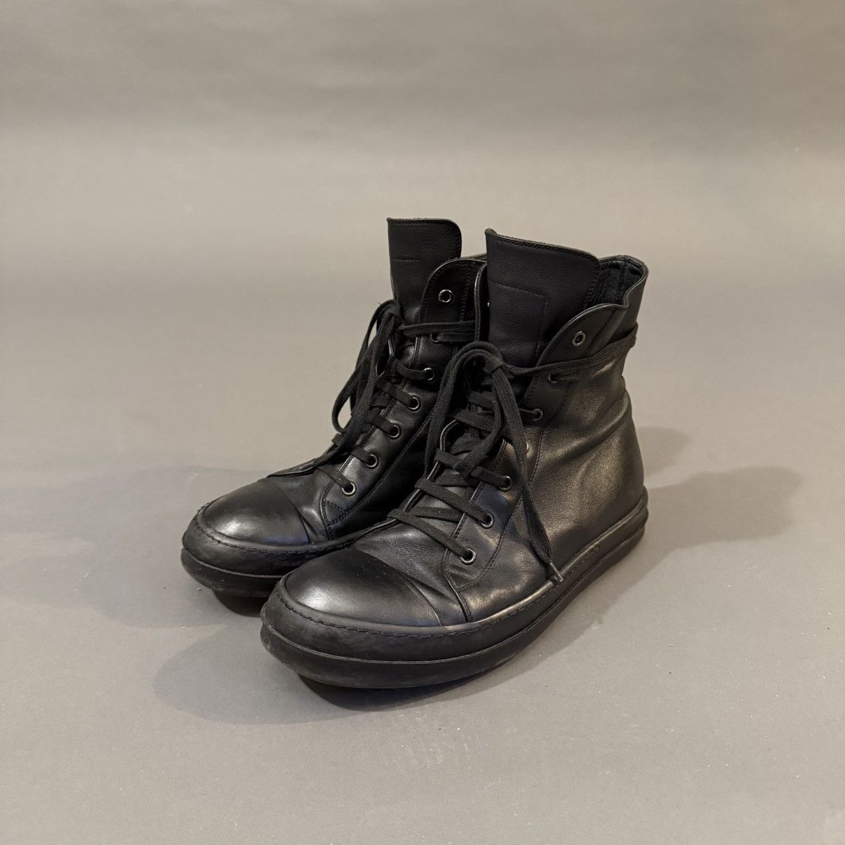 Rick Owens Rick owens laceless ramones | Grailed