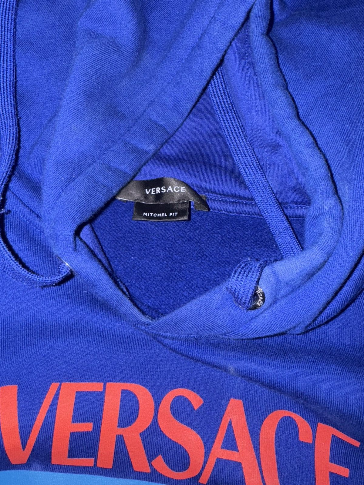 Versace Versace Logo Print Sweatshirt ‘Lapis’ Size US L / EU 52-54 / 3 - 2 Thumbnail