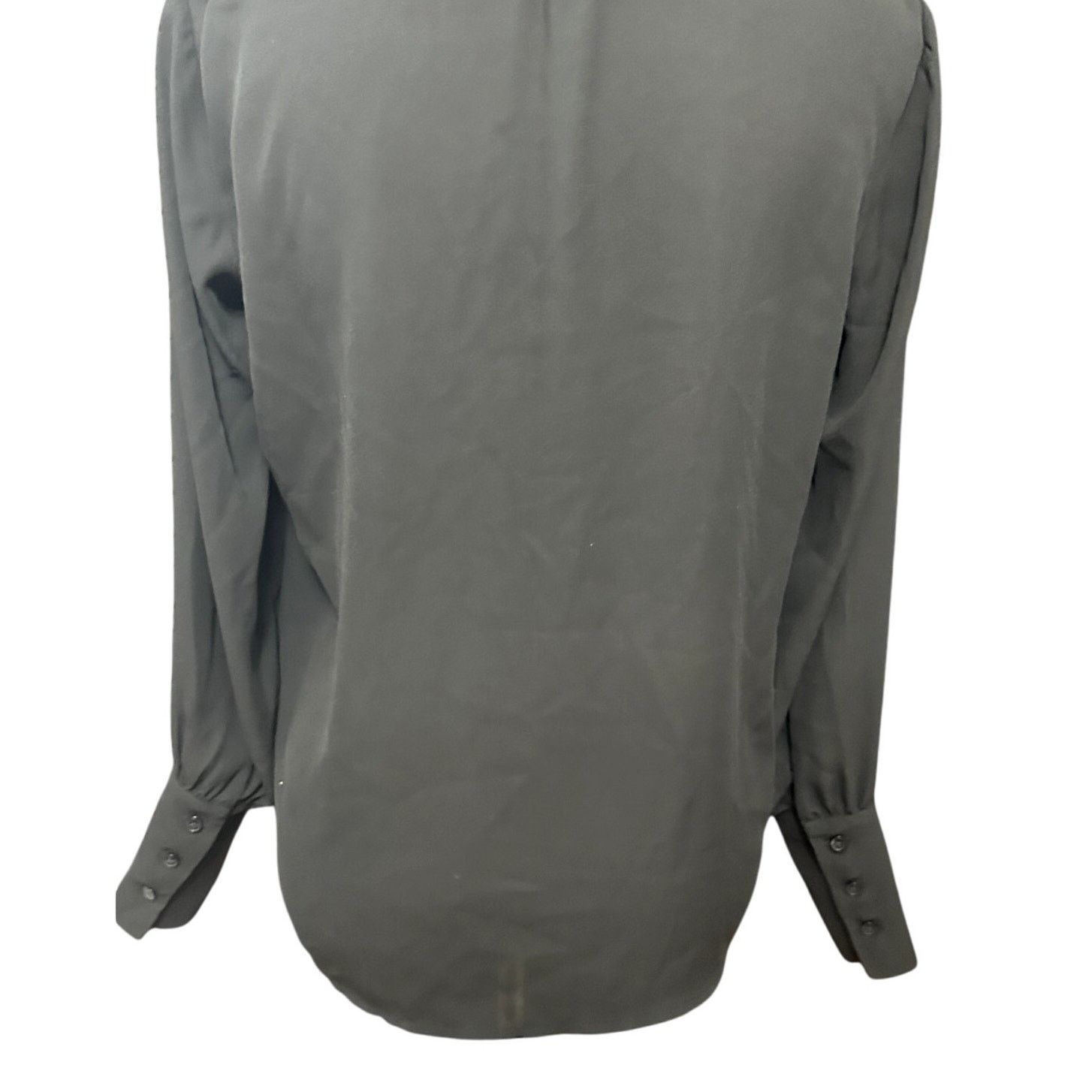 Other Halogen Button Down Blouse Sheer Long Sleeve Black XS NWOT Size XS / US 0-2 / IT 36-38 - 6 Thumbnail