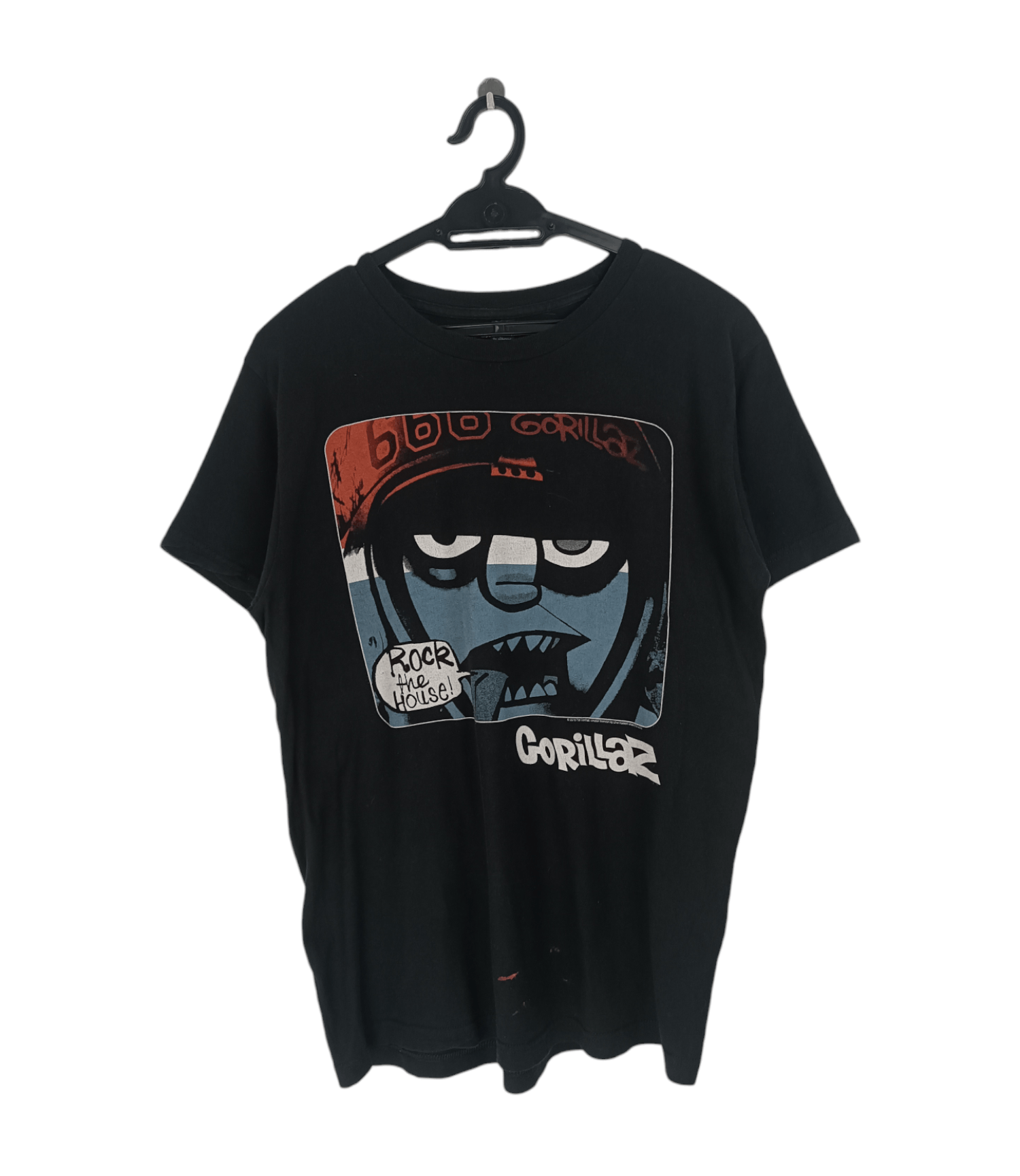 Band Tees × Vintage VINTAGE GORILLAZ 'ROCK THE HOUSE' TEE blur