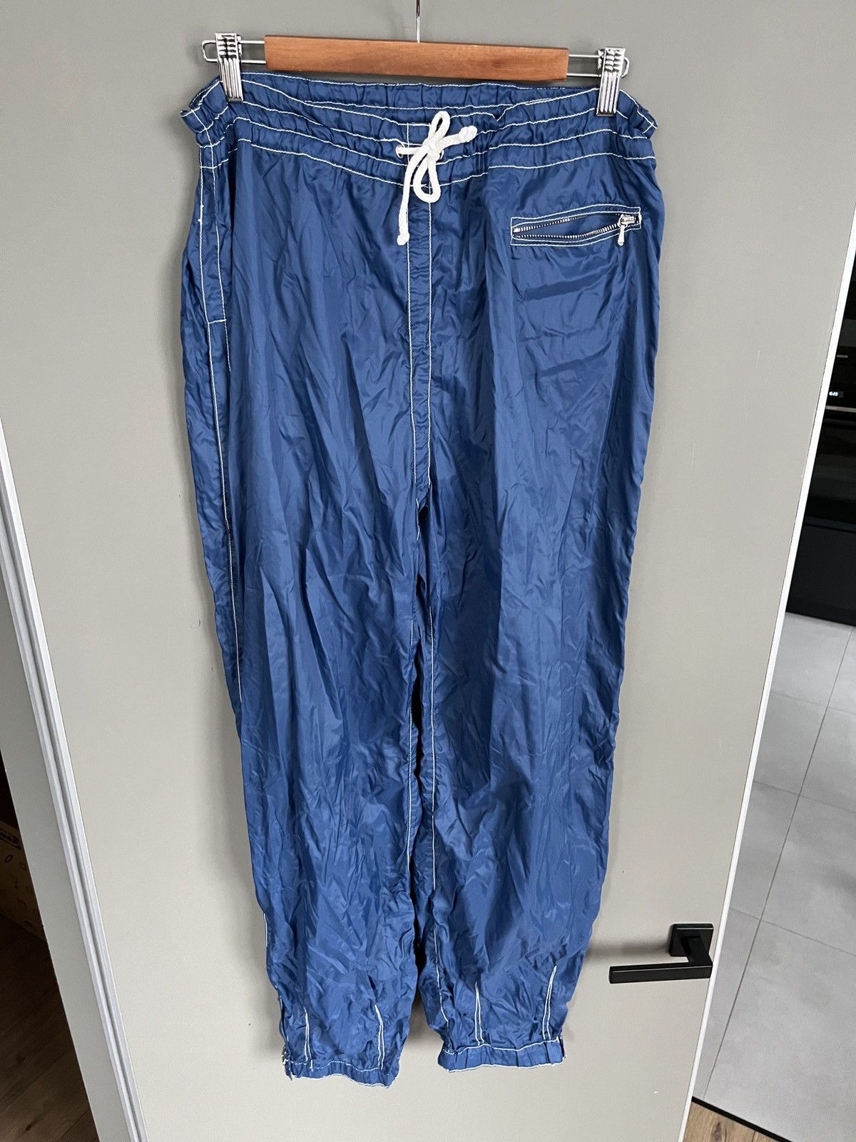 JET SET JET SET Vintage Blue Sport Outdoor Nylon Pants Size US 36 / EU 52 - 7 Thumbnail