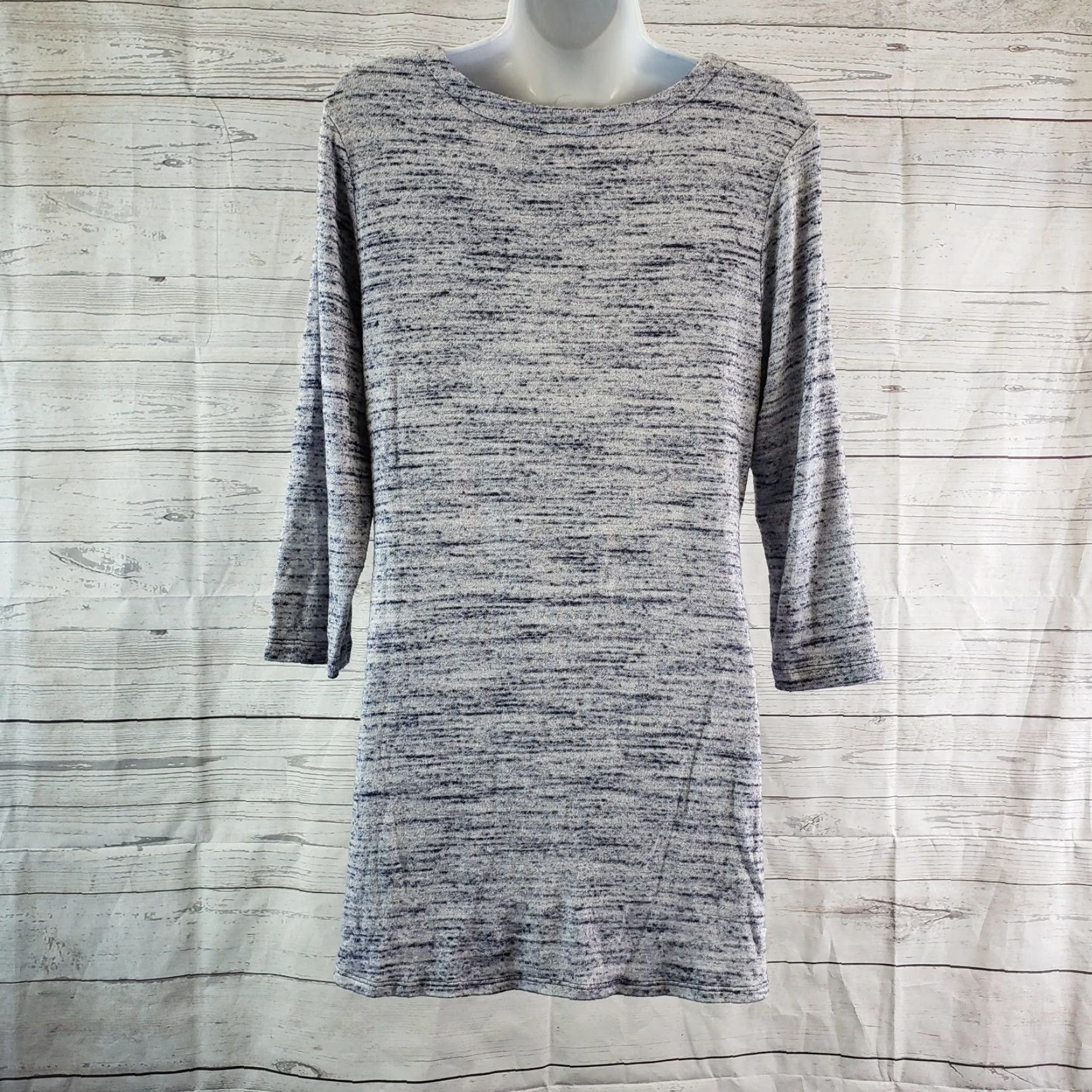Vintage Tianello Womens Leyton Tunic Blouse 3/4 Sleeve Blue XS/S Regular Rayon Blend Tunic Womens Blue 3/4 Sleeve Size S / US 4 / IT 40 - 3 Thumbnail