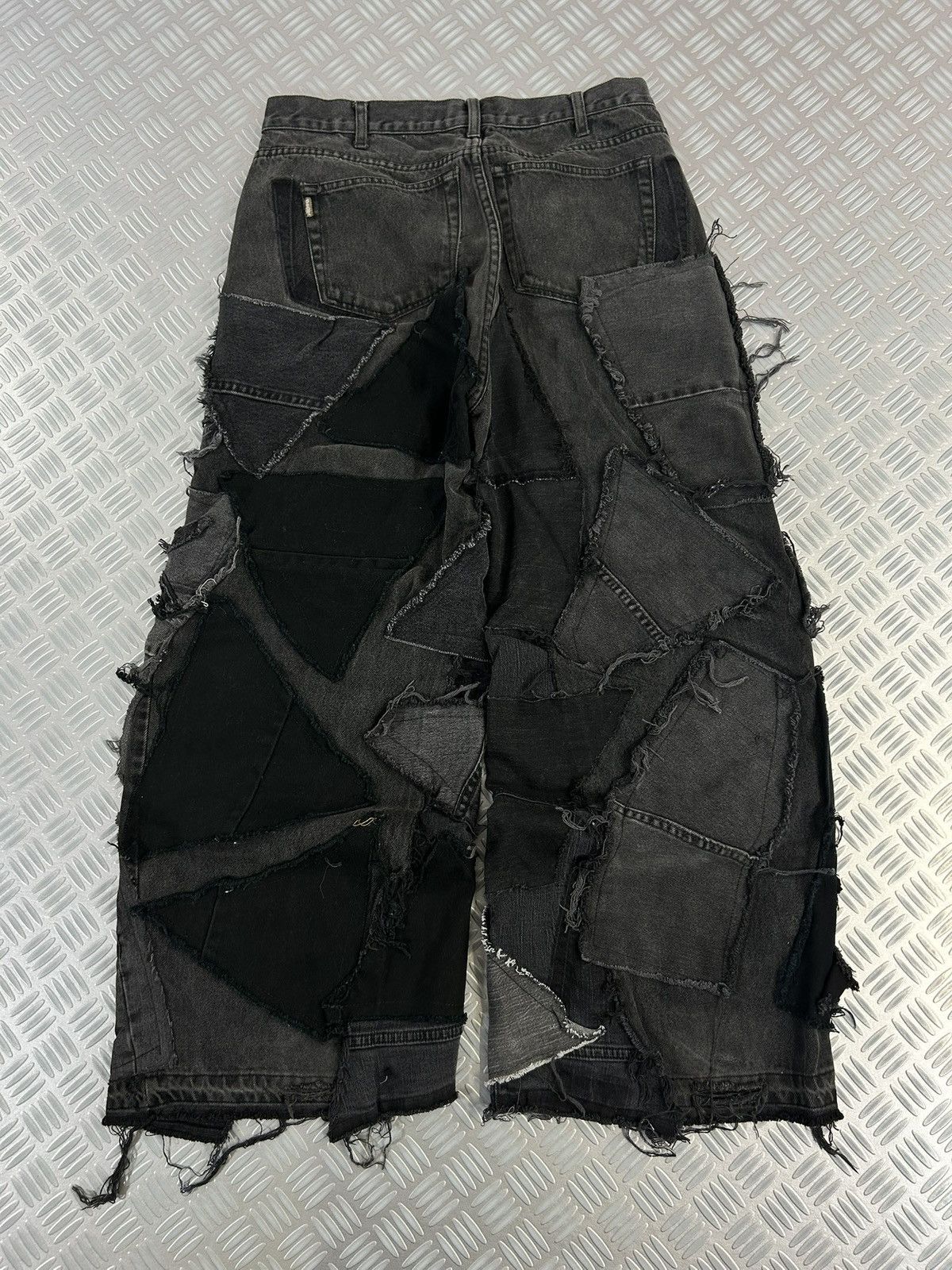 JNCO × Jean Handmade baggy jeans patchwork opium style streetwear Size US 32 / EU 48 - 7 Thumbnail