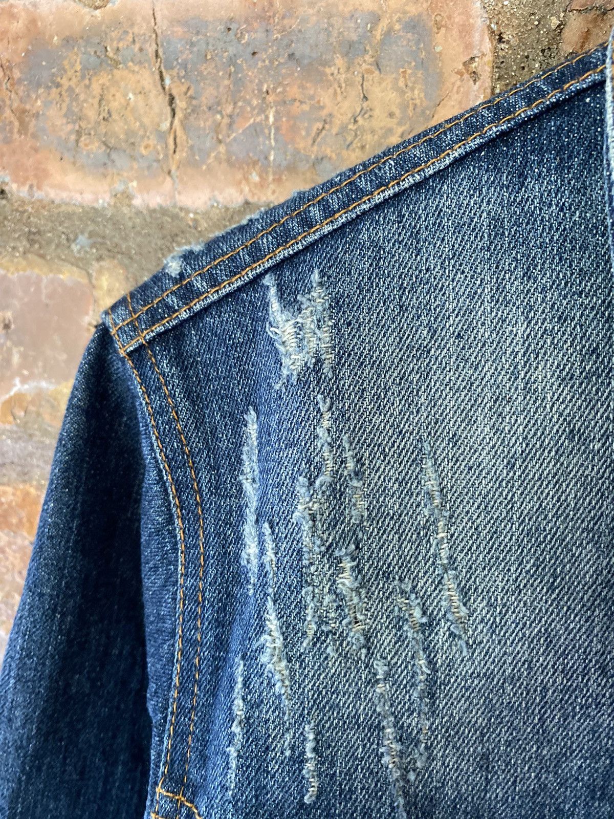 JACKROSE 🔥1990s Jackrose Distressed Cross Detailing button jacket Size US M / EU 48-50 / 2 - 11 Thumbnail