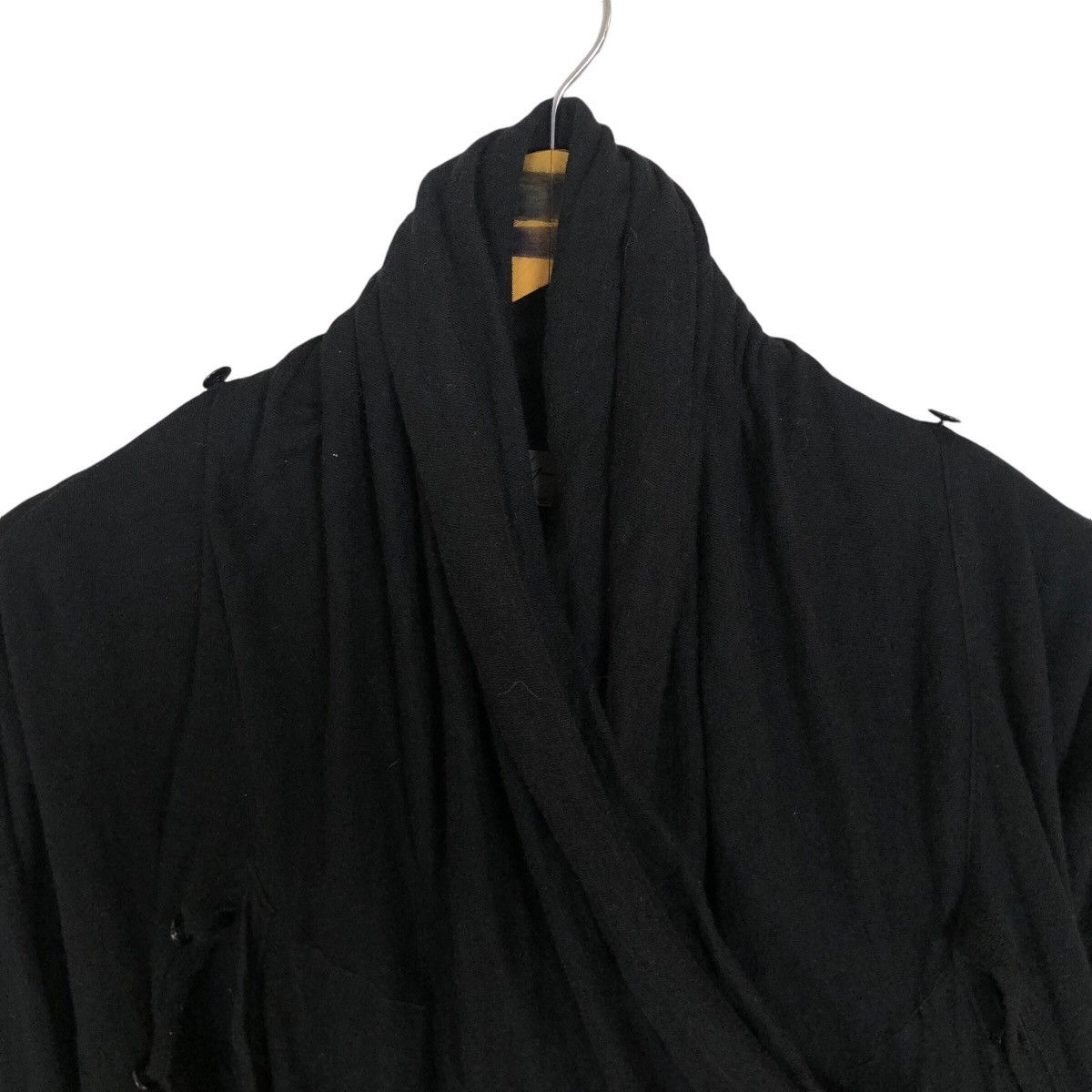 Yohji Yamamoto Yohji Yamamoto Pour Homme 2008 S/S Cut & Sewn Capes Cardigan Size US L / EU 52-54 / 3 - 12 Thumbnail