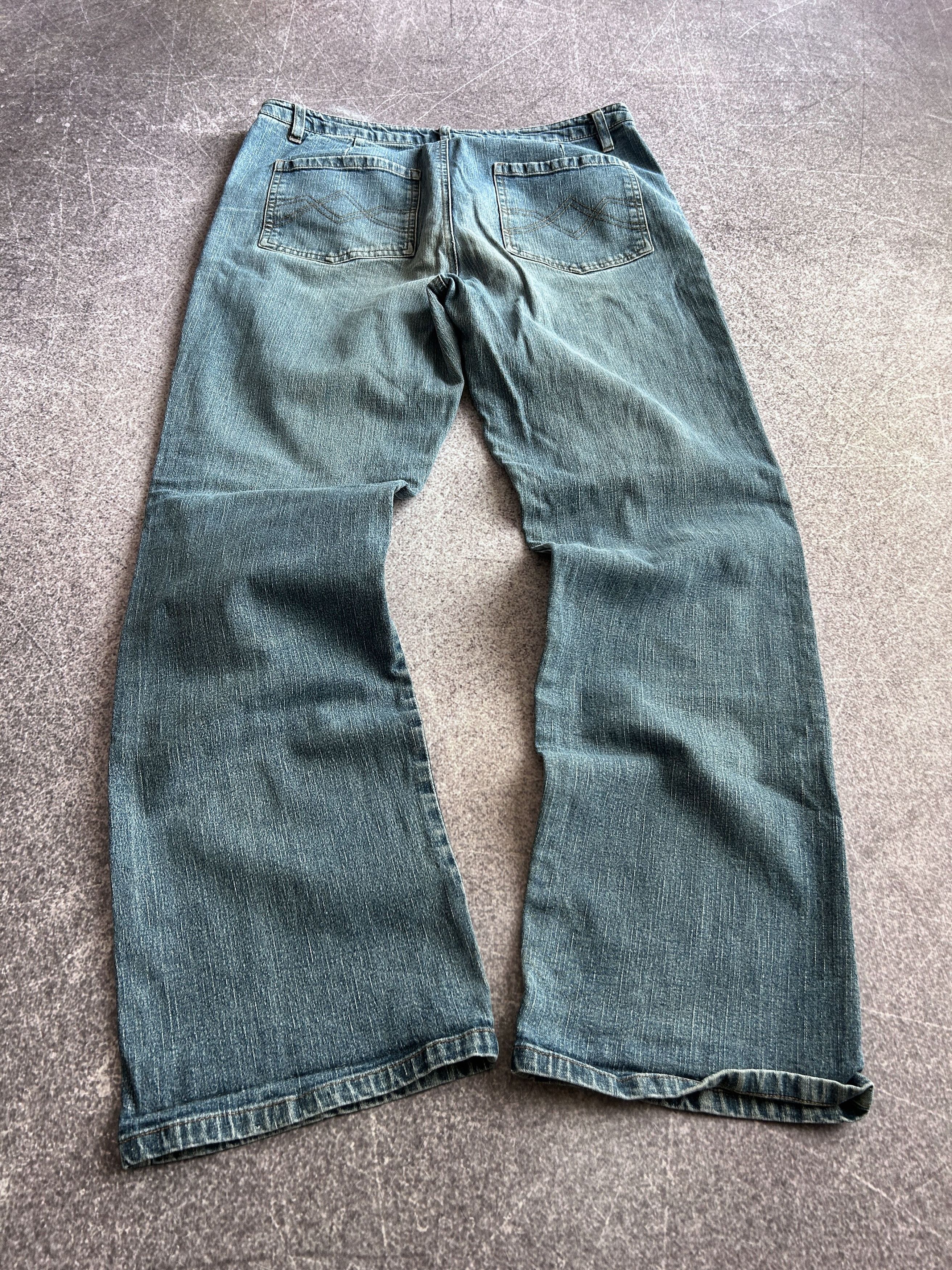 Designer Vintage Rick Owens Junya Watanabe Style Classic Washed Jeans Size US 32 / EU 48 - 2 Thumbnail