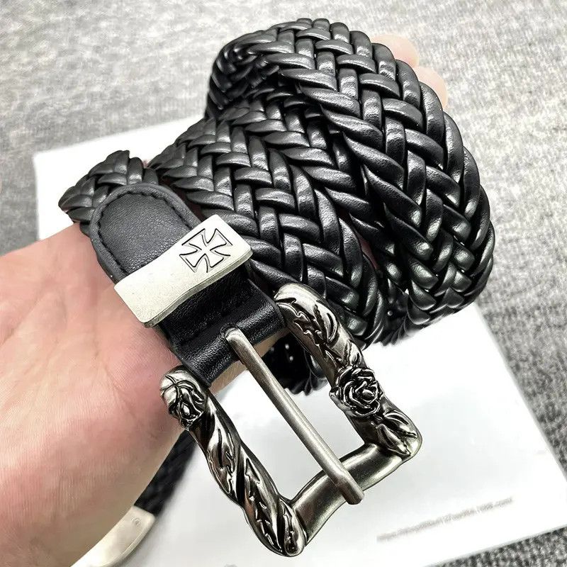 Jewelry Braided Leather Belt Size ONE SIZE - 7 Thumbnail