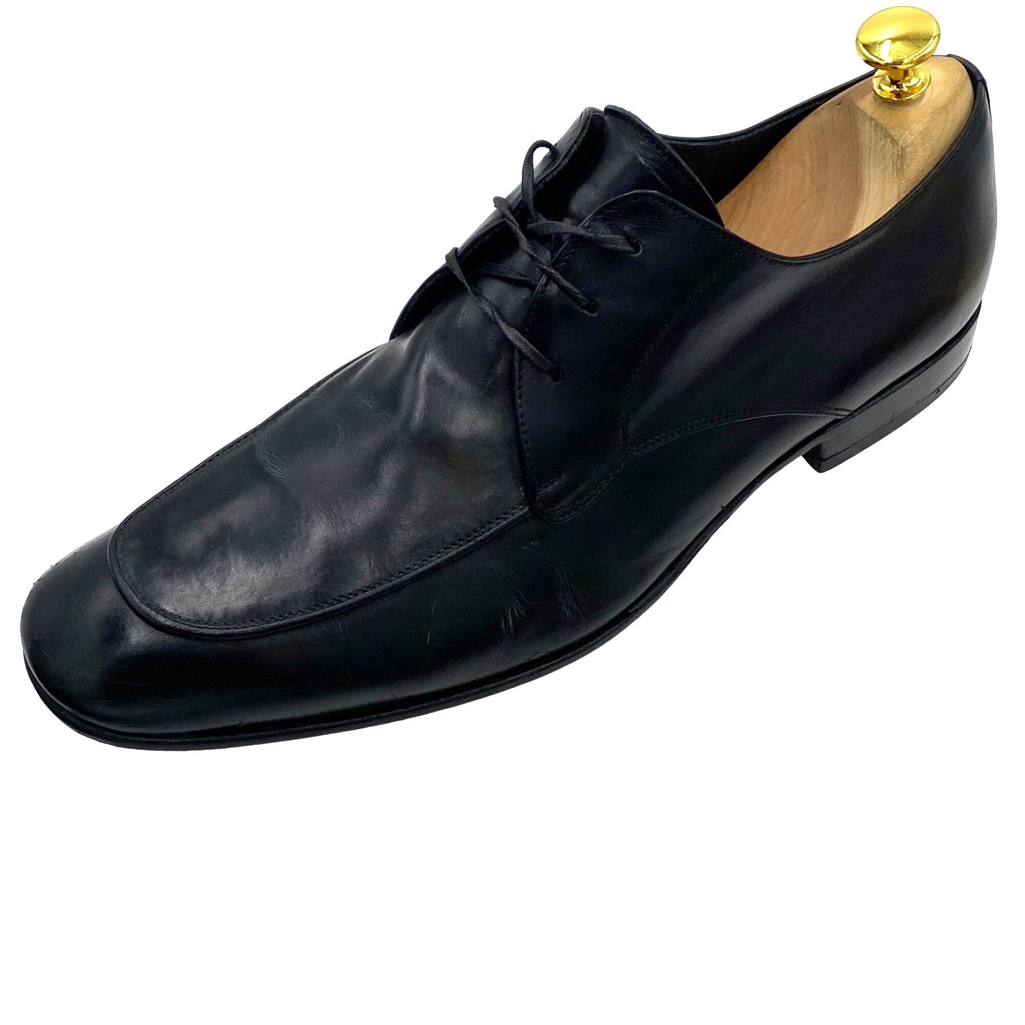 image of Italy To Boot Adam Derrick Mens Size 10 Black Leather Classi