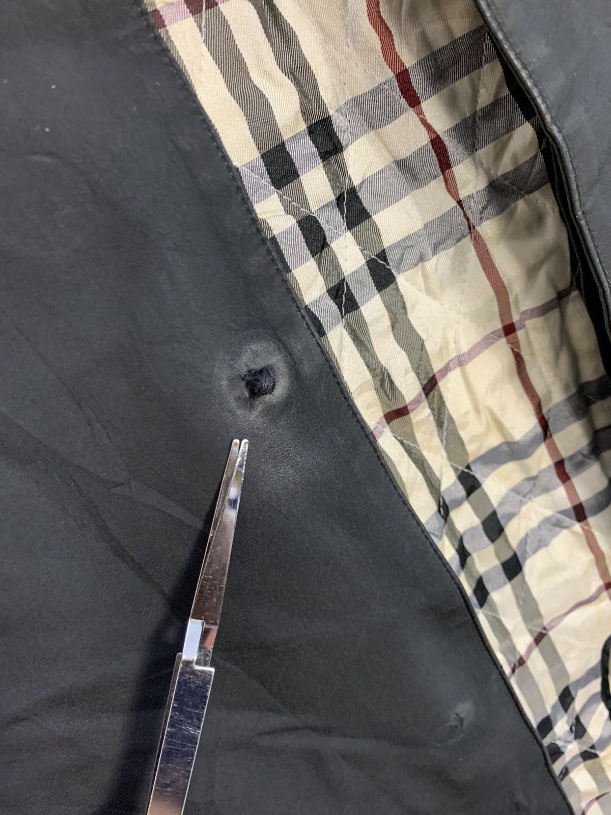 Burberry 90s Burberry Black Label Trench Coat Nova Checked Monogram Size US L / EU 52-54 / 3 - 14 Thumbnail