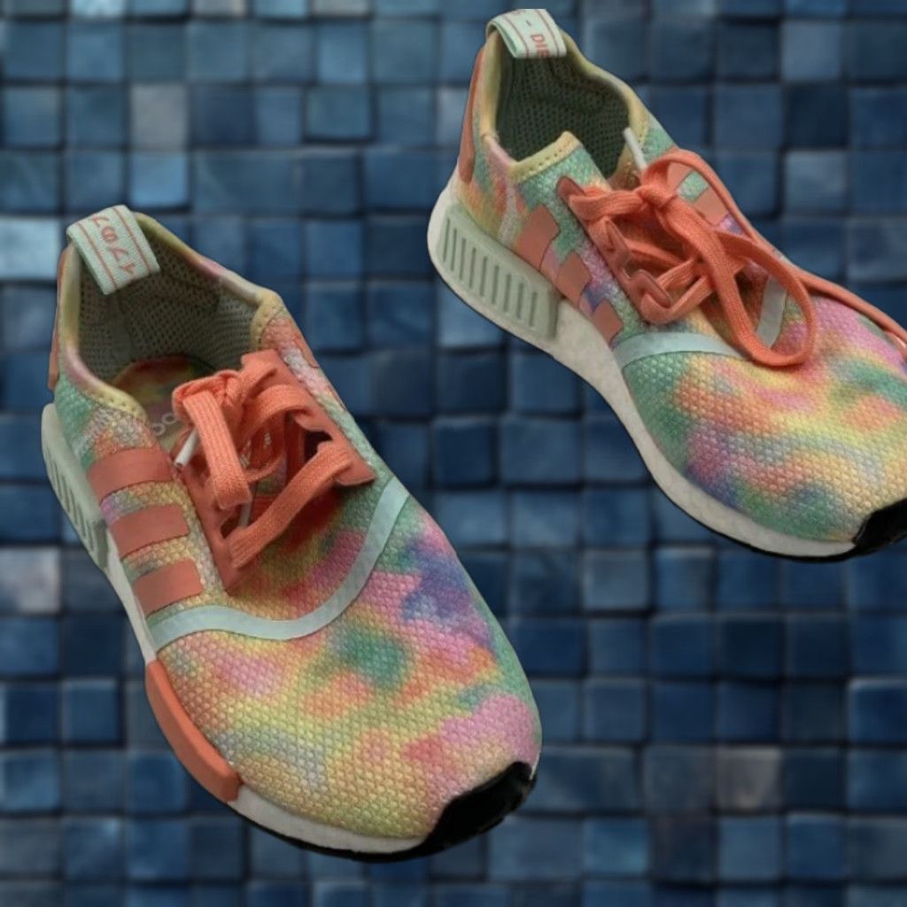 Adidas Adidas NMD R1 Tie Dye Sneaker Women’s 2020 FY1271 Size 5.5 Athletic Running Size US 6 / IT 36 - 1 Thumbnail