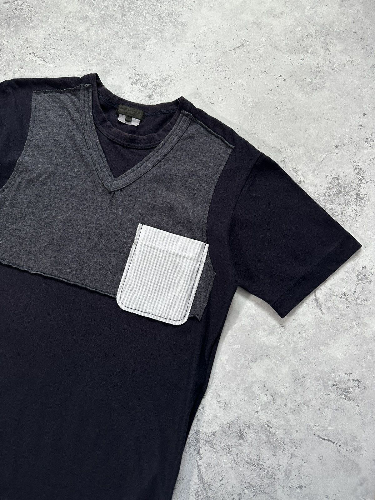 Comme des Garcons Homme Plus Comme des Garçons Homme Plus 2009 Trompe L’oeil Tshirt Size US M / EU 48-50 / 2 - 2 Thumbnail