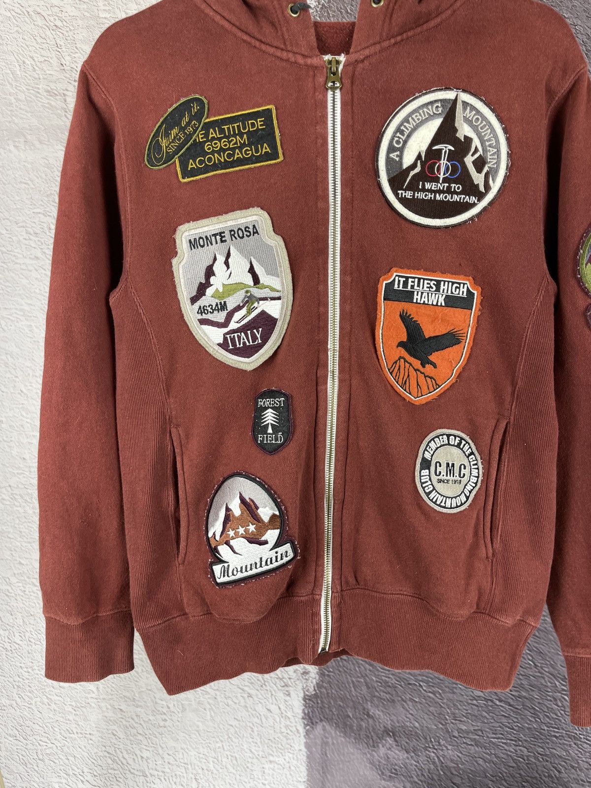 Other Ikka moto racing style patched hoodie Japan outdoor mountain Size US M / EU 48-50 / 2 - 5 Thumbnail