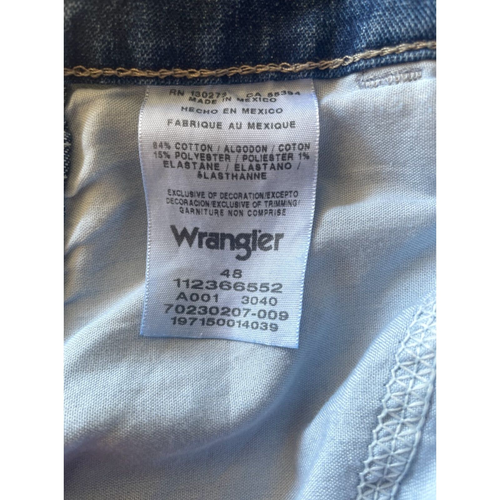 Wrangler Wrangler Denim Shorts Mens Carpenter Blue Cotton Size 48 Size US 32 / EU 48 - 6 Thumbnail