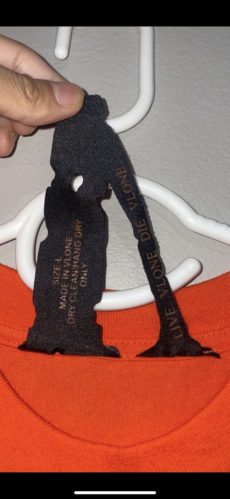 Vlone Vlone Orange Staple Tee Size US L / EU 52-54 / 3 - 5 Thumbnail