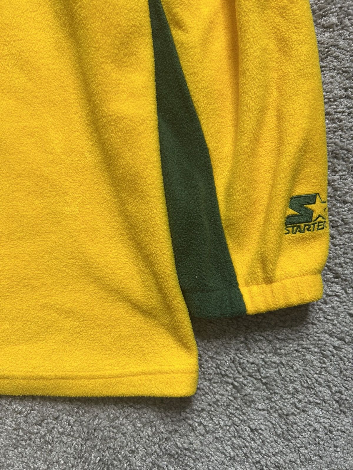 Starter Vintage 90s Starter Green Bay Packers Fleece Quarter Zip Size US L / EU 52-54 / 3 - 4 Thumbnail
