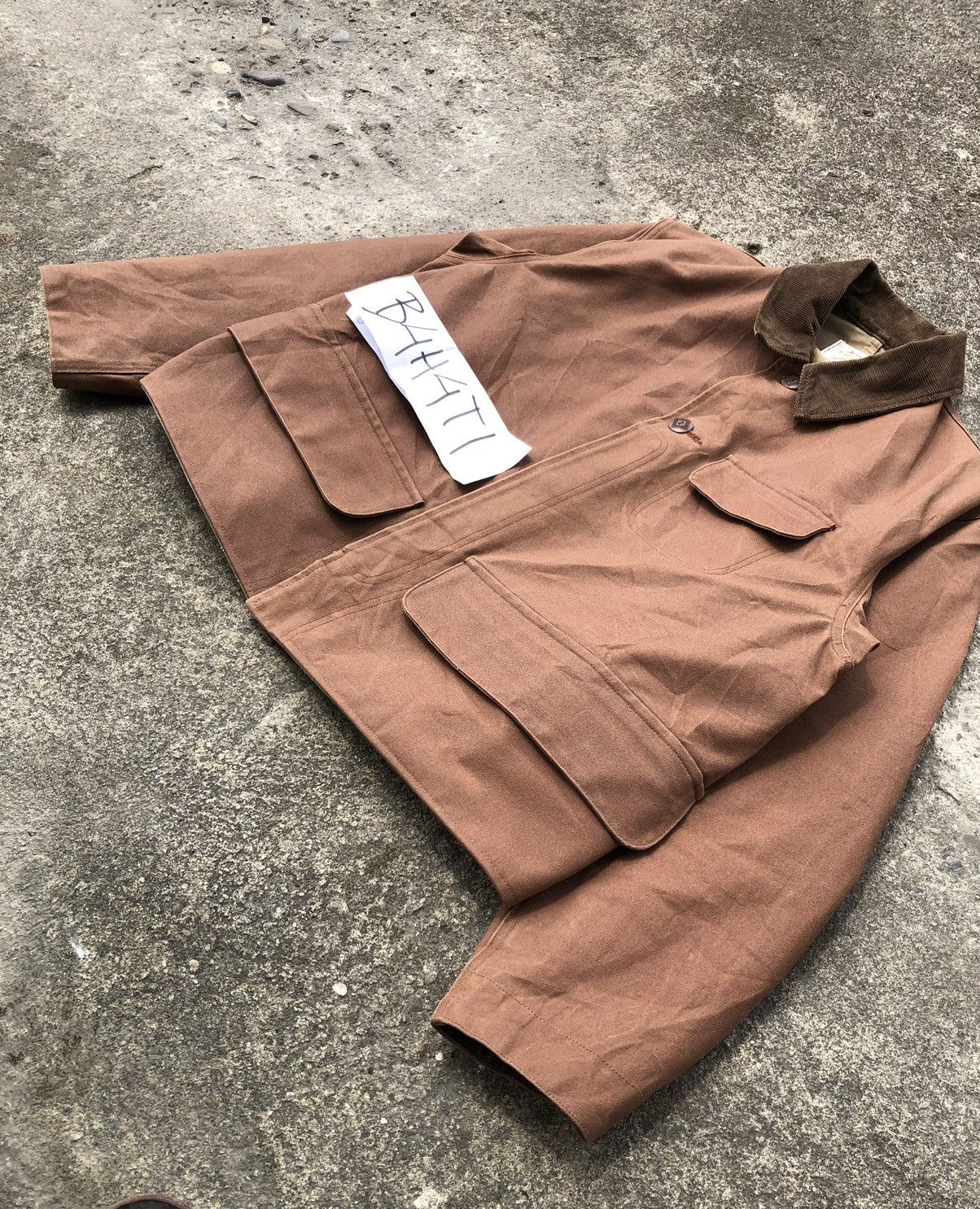 Japanese Brand × Trophy Clothing Oiled Hunting Jacket Size US XL / EU 56 / 4 - 2 Thumbnail