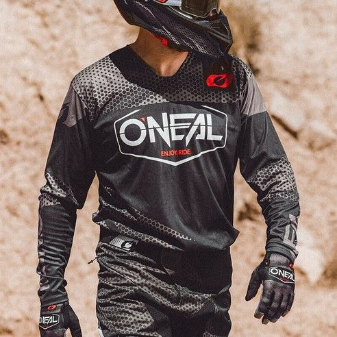 Other Oneal Mayhem Covert Grey Enjoy Ride Jersey Top Racing Size US M / EU 48-50 / 2 - 4 Thumbnail