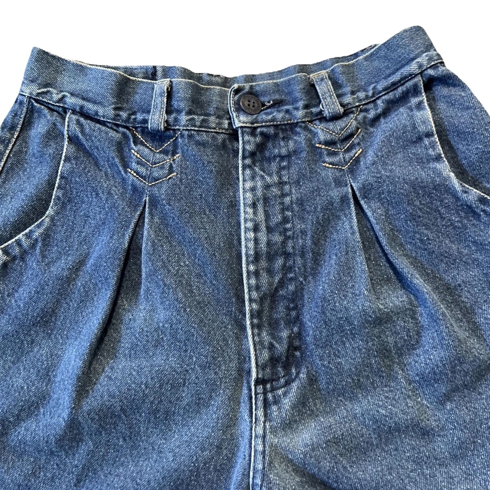 Vintage VINTAGE Rocky Mountain Jeans Womens High WAIST Regular 26 30 Blue Denim 90s Western Comfort Pockets Jeans Size 30" / US 8 / IT 44 - 3 Thumbnail