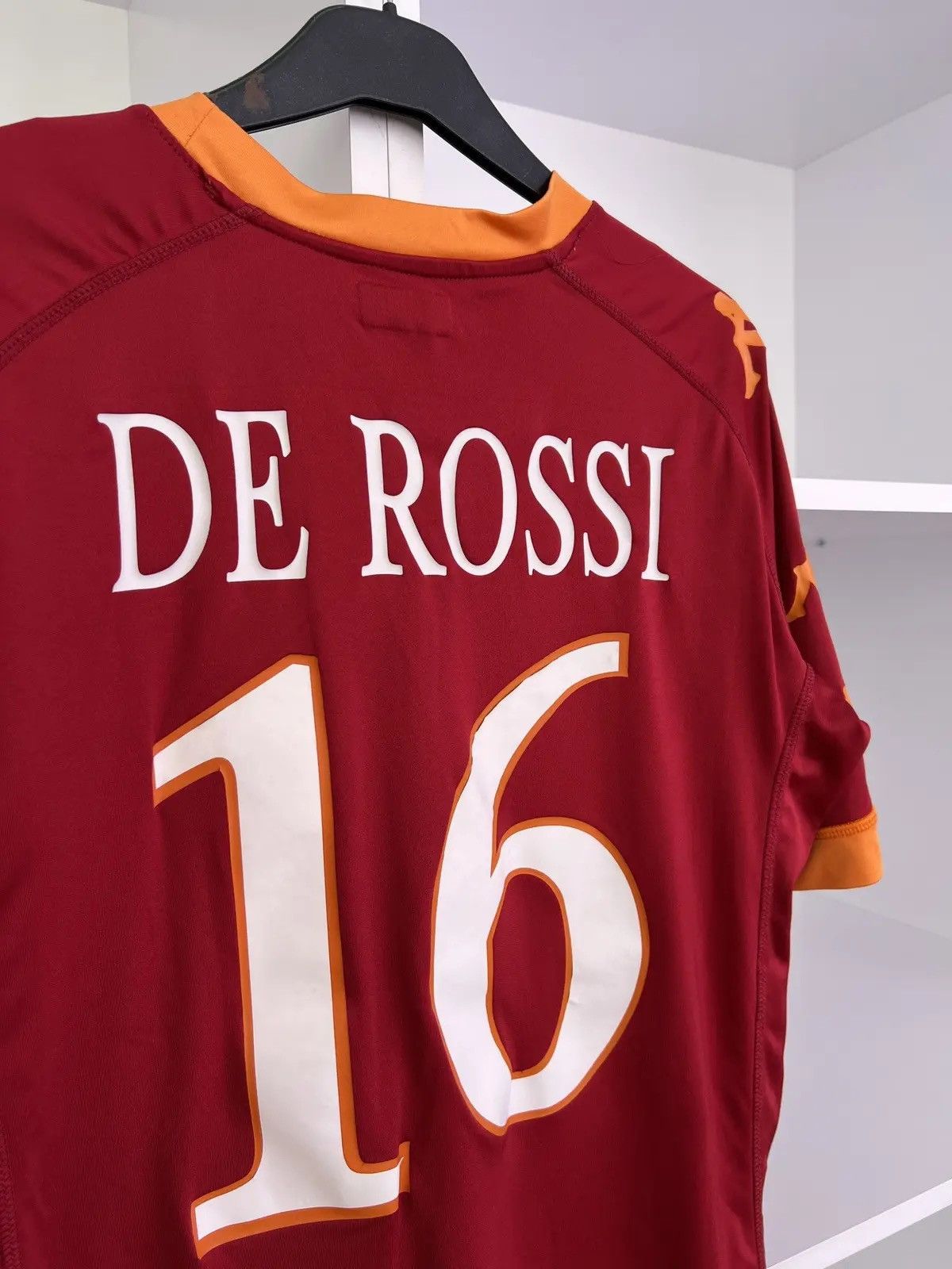 Kappa × Vintage Vintage Roma 12/13 De Rossi Home Jersey Size US XL / EU 56 / 4 - 15 Thumbnail