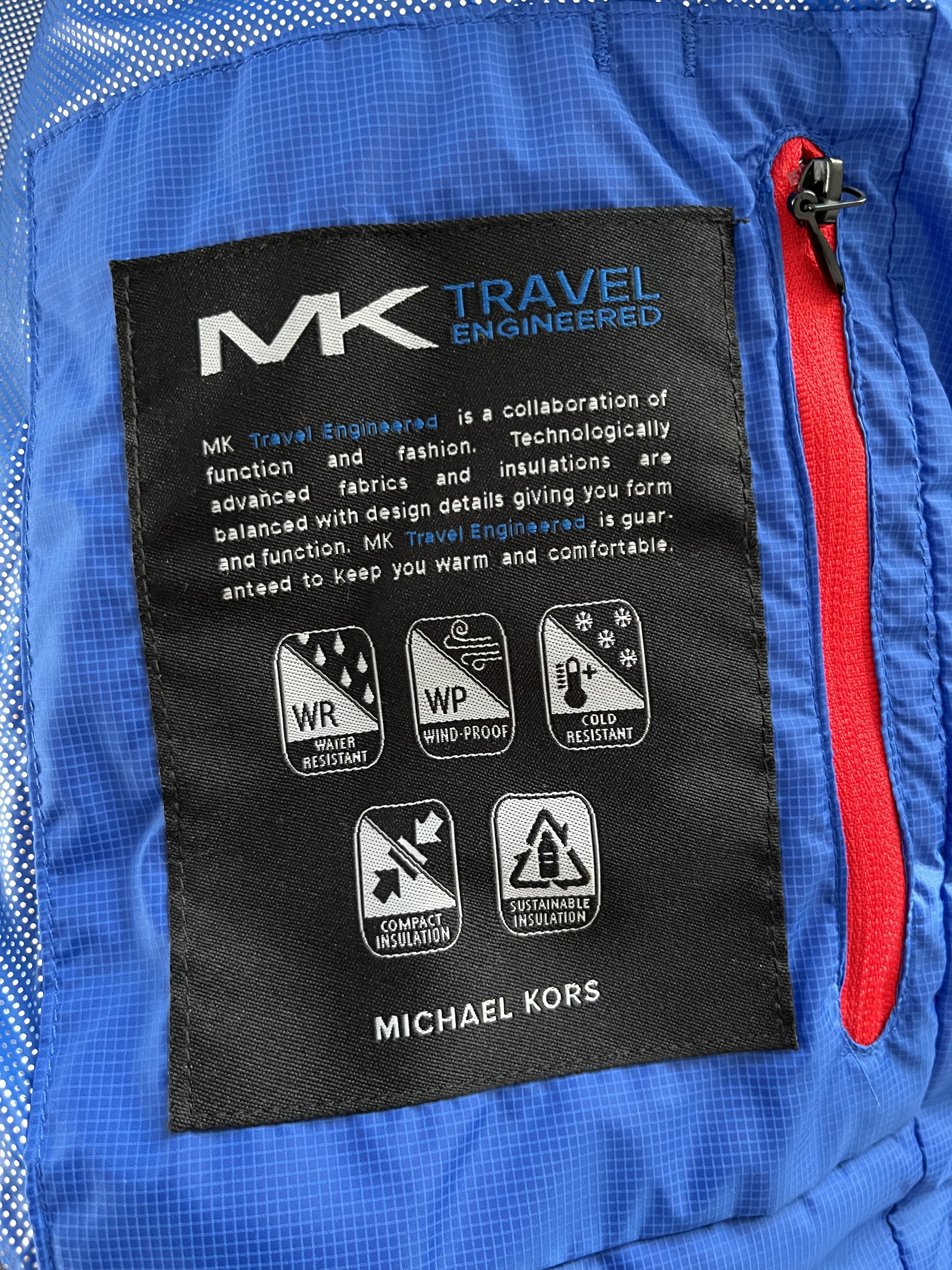 Michael Kors Blue Padded Jacket Size US L / EU 52-54 / 3 - 6 Thumbnail