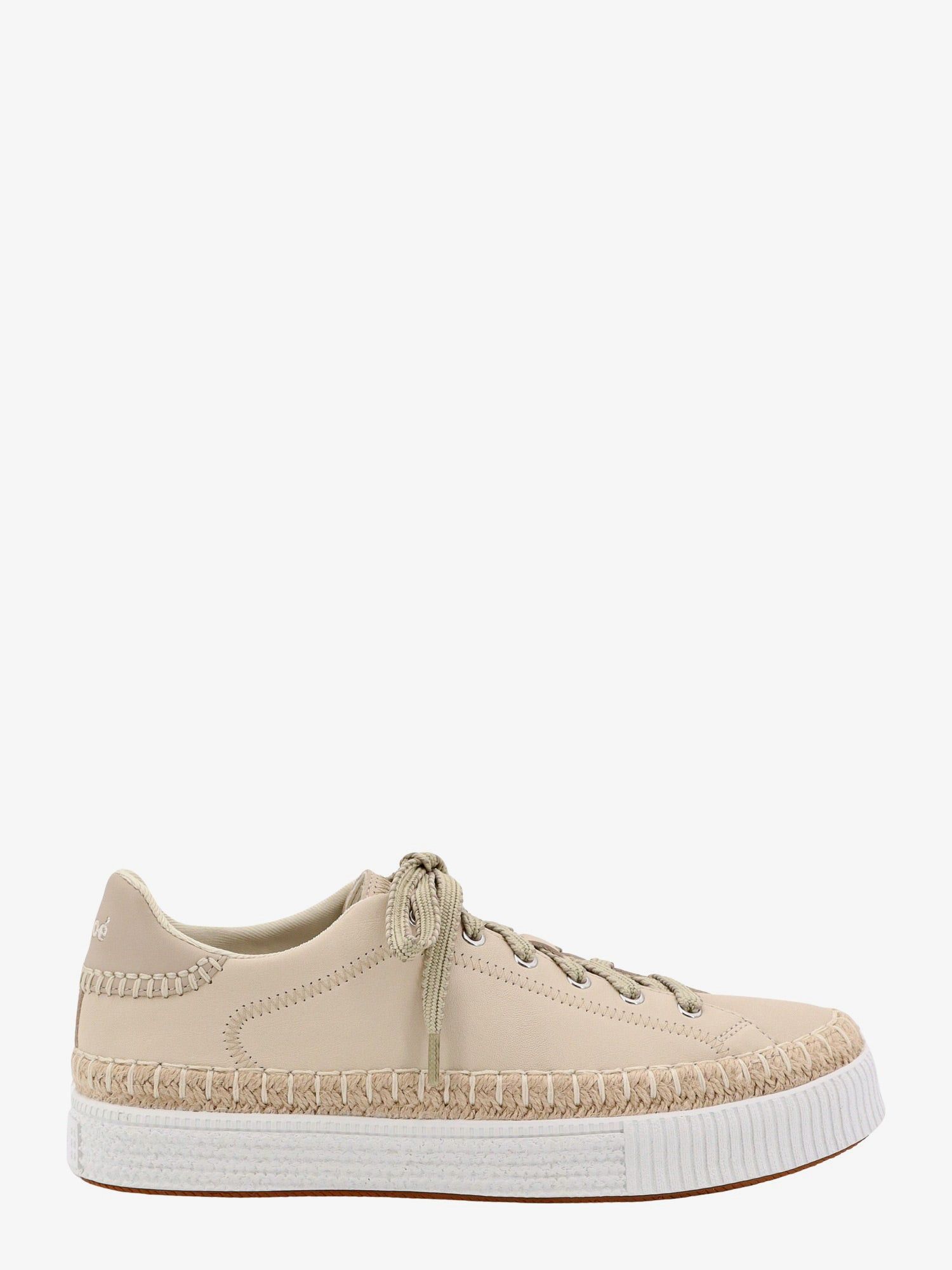 image of Chloe Telma Woman Beige Sneakers, Women's (Size 11)
