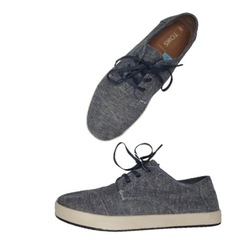 Toms TOMS Paseo Sneaker in Navy Slub Chambray Size US 9 / EU 42 - 1 Thumbnail