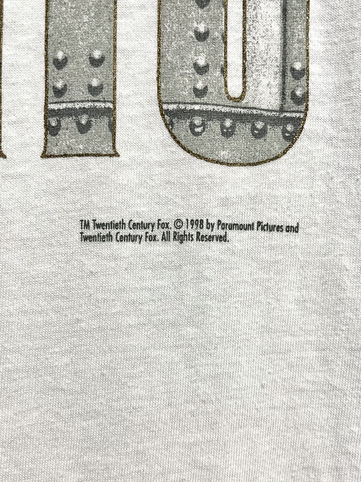 Vintage Vintage 1998 Titanic Leonardo Dicaprio Movie Promo T-Shirt Size US XL / EU 56 / 4 - 4 Thumbnail