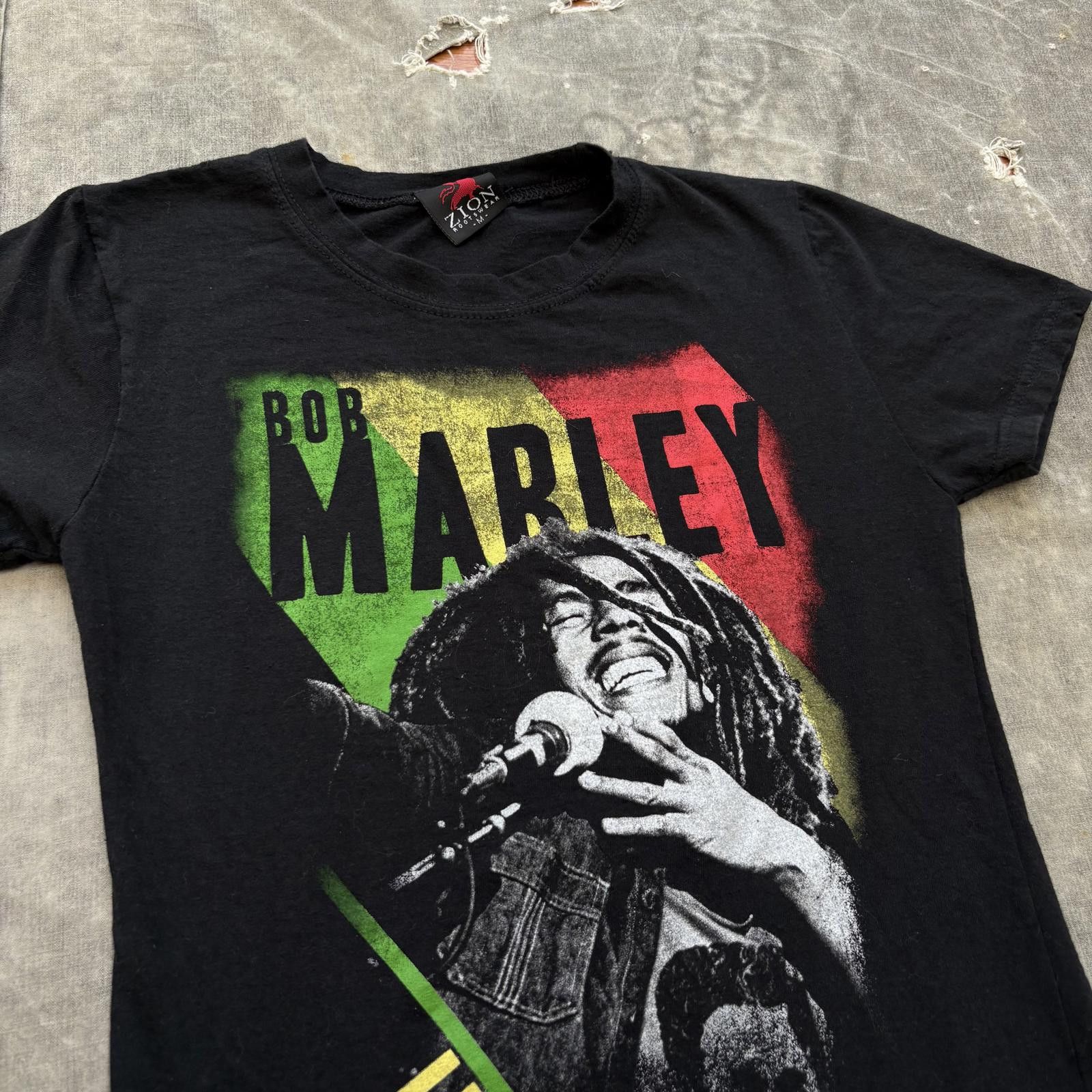 Zion Rootswear Vintage Y2K Bob Marley Jamaican Reggae Music Band Shirt Size M / US 6-8 / IT 42-44 - 3 Thumbnail