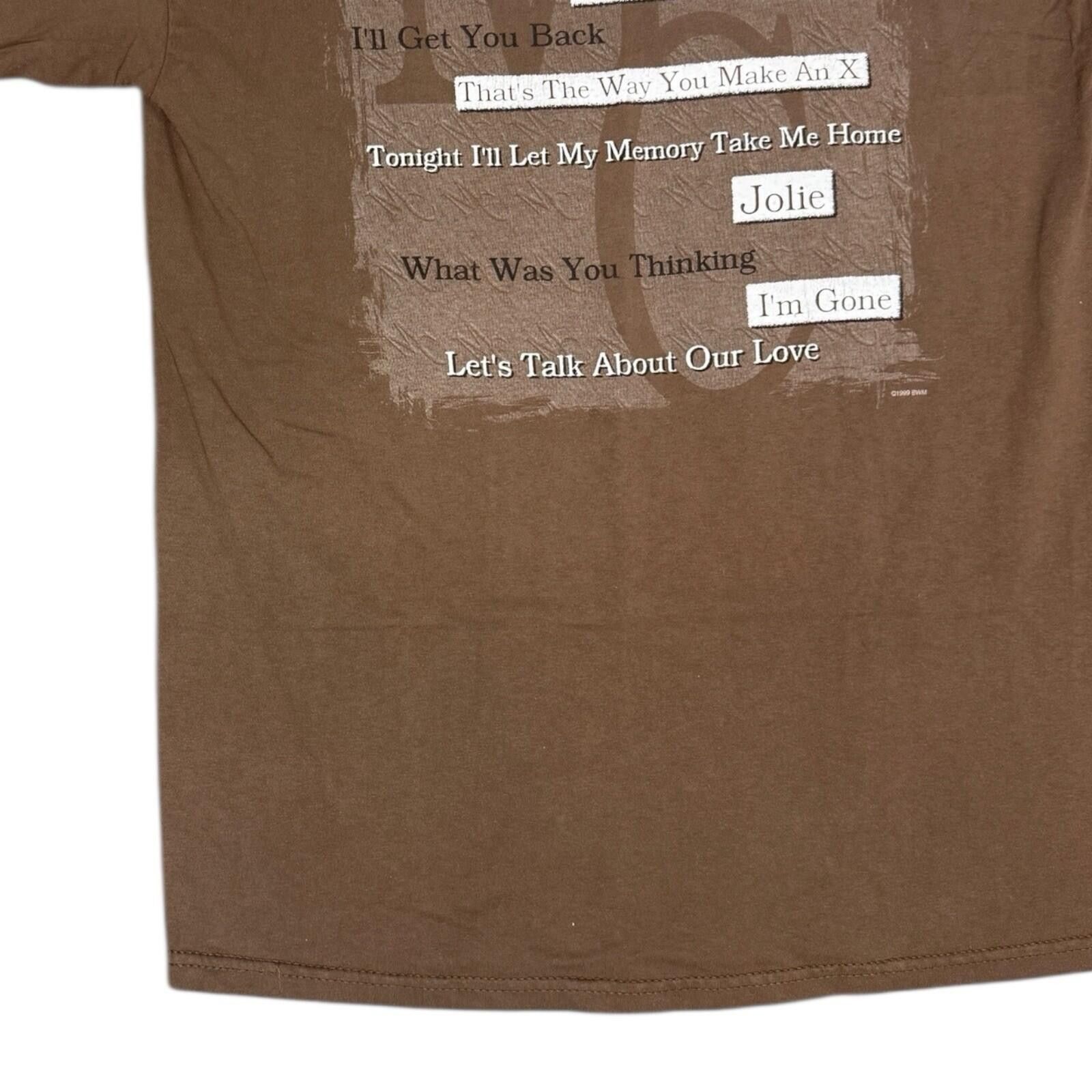 Gildan 90s Country Singer Mark Chesnutt 1999 Tour Concert Shirt L Size US L / EU 52-54 / 3 - 8 Thumbnail