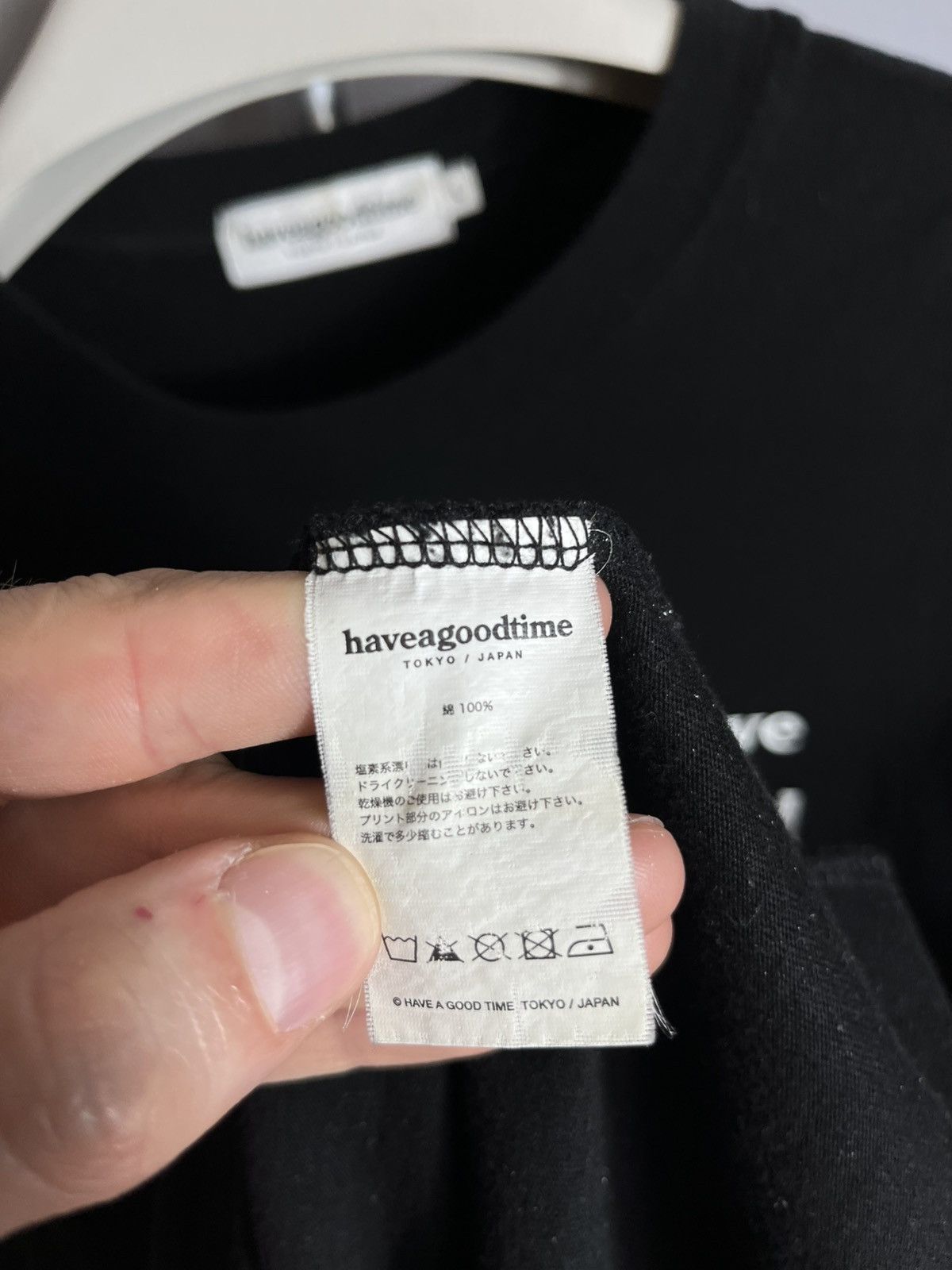 Have A Good Time Have a good time t-shirt mens black cotton long sleeve Size US L / EU 52-54 / 3 - 5 Thumbnail