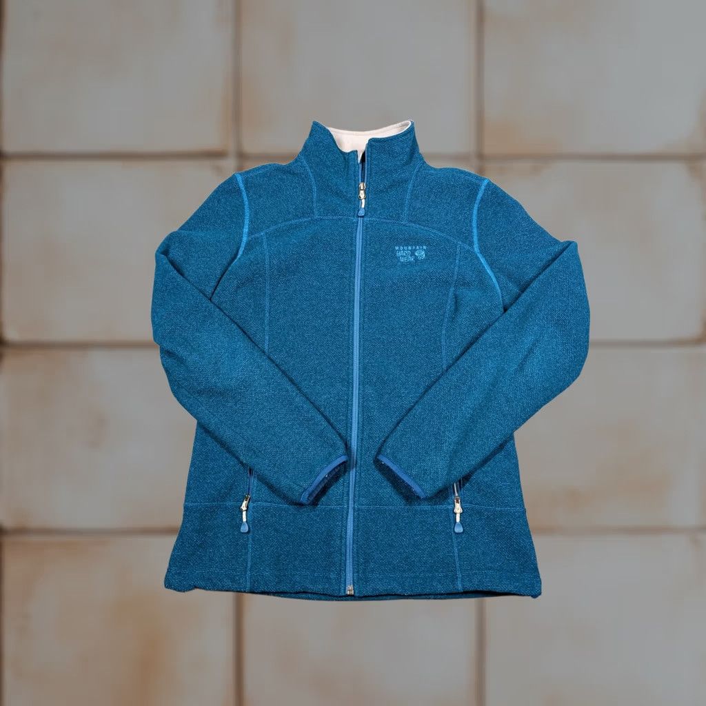 Mountain Hardwear VINTAGE Mountain Hardwear Jacket Womens Small Blue Full Zip Fleece Outdoor Hiking Warm Size S / US 4 / IT 40 - 1 Thumbnail