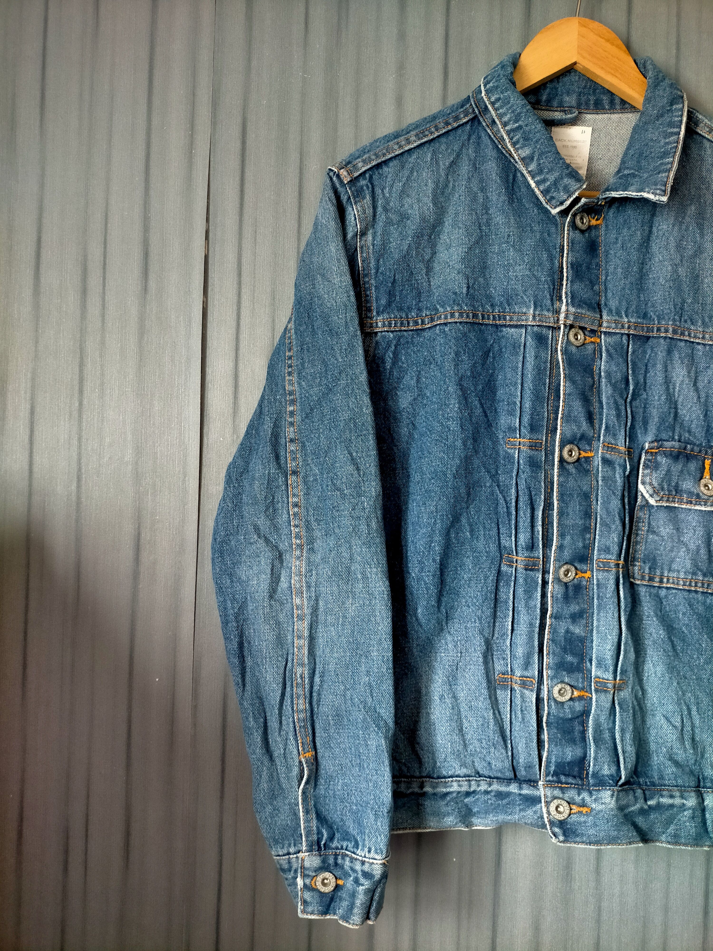 Japanese Brand Back Number Type 1 denim jacket Size US L / EU 52-54 / 3 - 7 Thumbnail