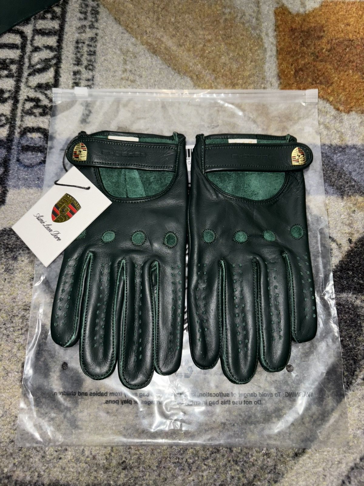 Aime Leon Dore × Porsche Design ALD / Porsche Leather Driving Gloves (SMALL/MEDIUM) Size ONE SIZE - 1 Thumbnail
