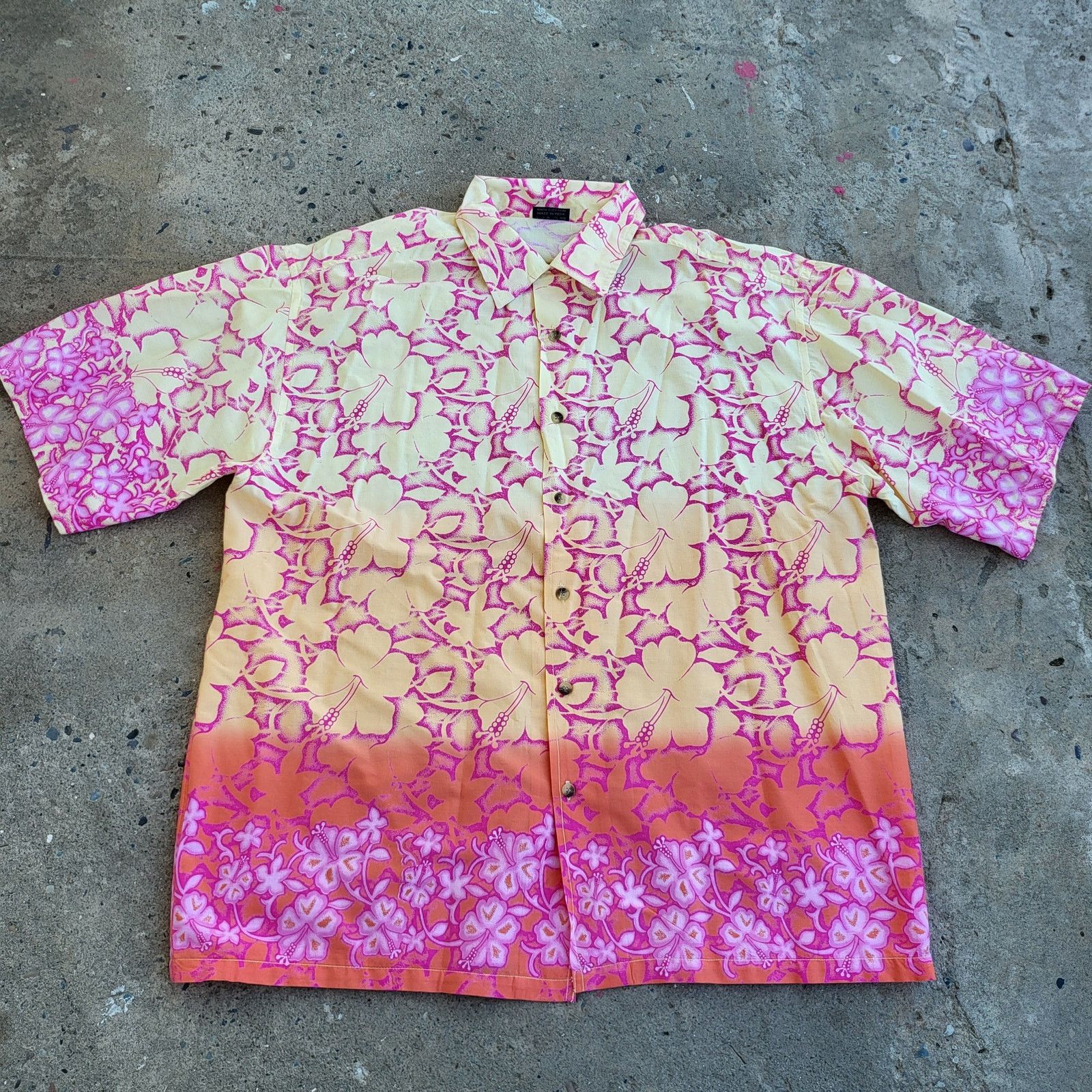 Other Vintage Armoshalik Indian Shirt Size XL Pink Yellow Floral Size US XL / EU 56 / 4 - 1 Thumbnail