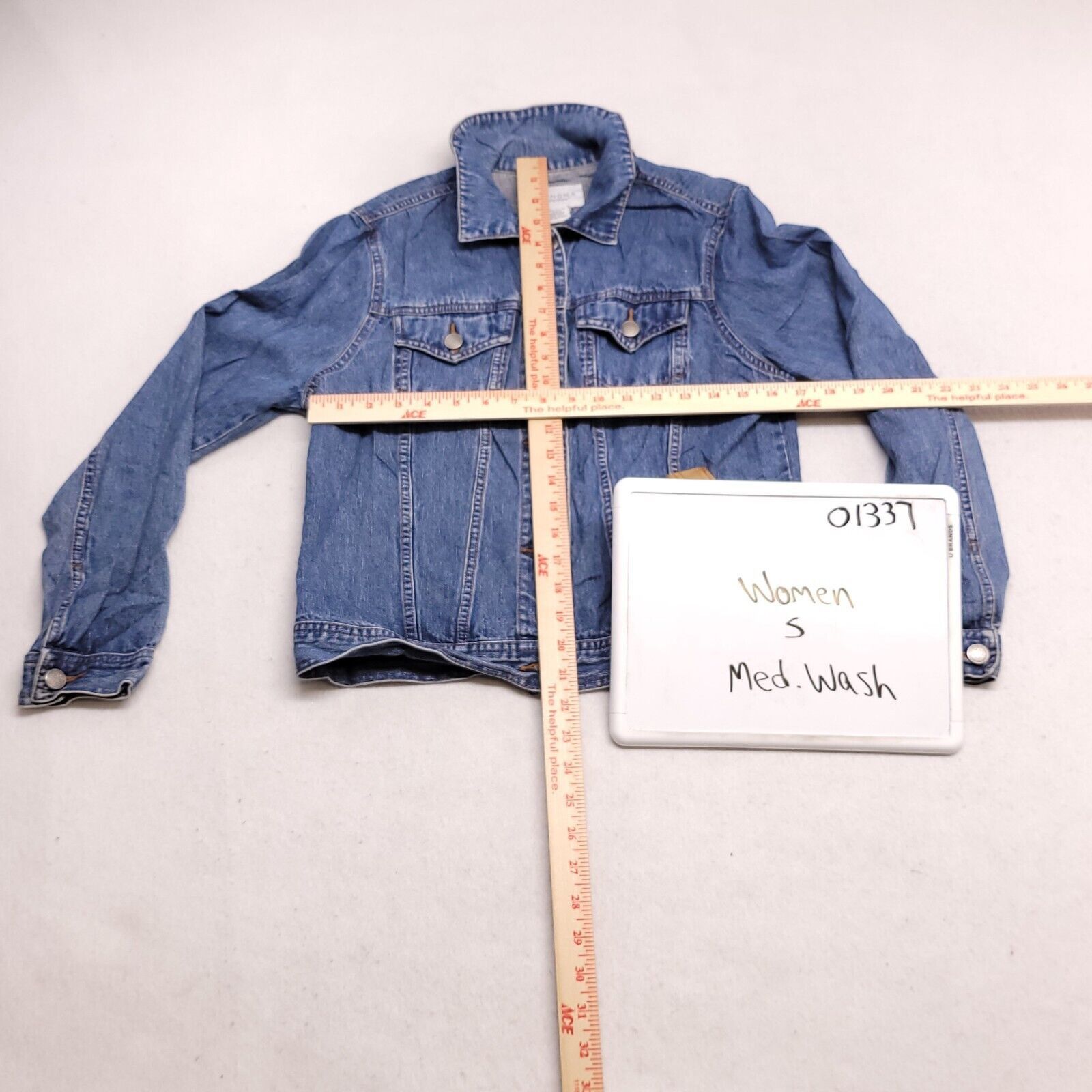 Sonoma Sonoma Casual Button Up Denim Jacket Womens Size Small Blue Size S / US 4 / IT 40 - 6 Thumbnail