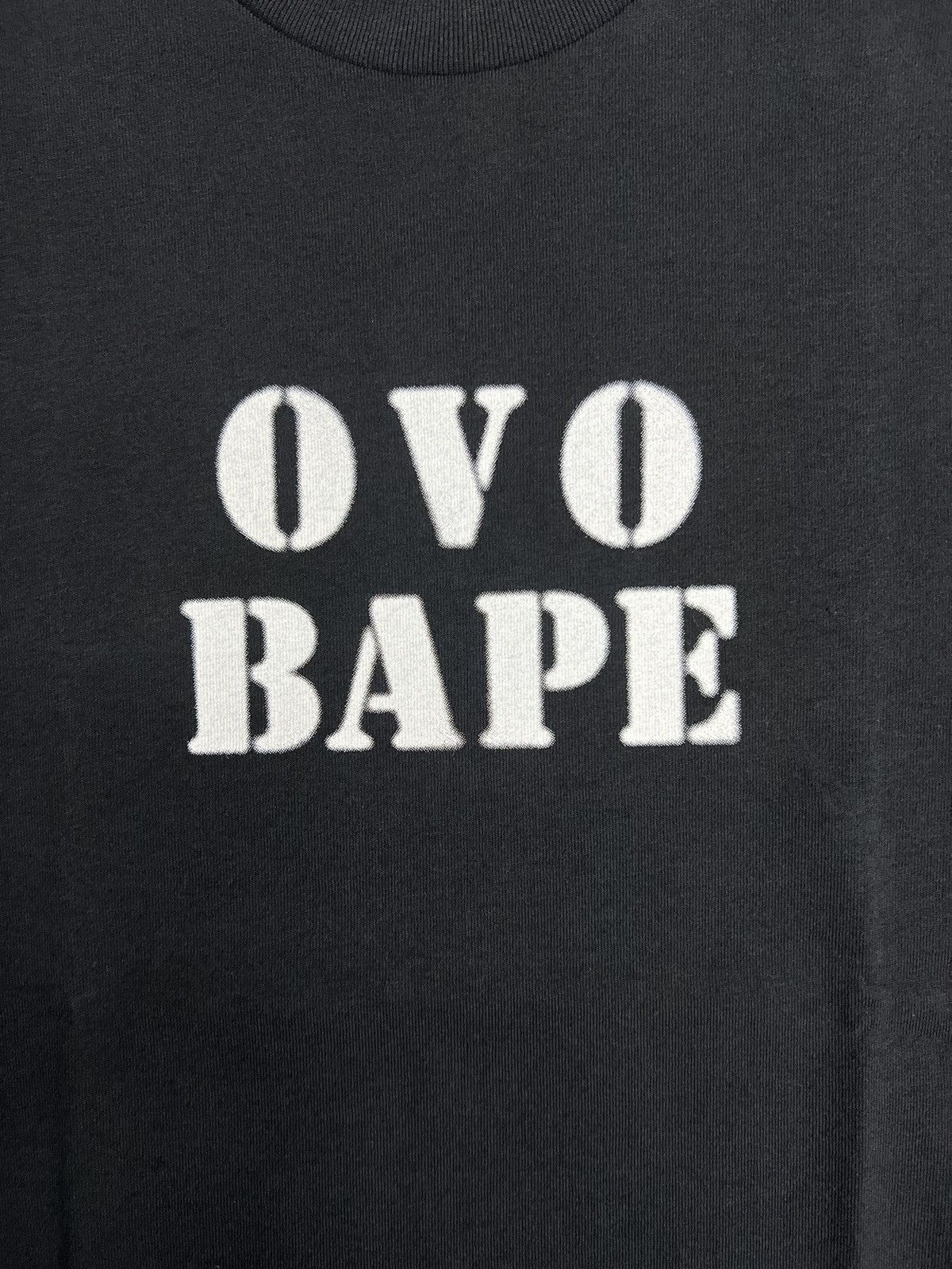 Bape × October's Very Own Bape x OVO Stencil Logo T-Shirt Size US S / EU 44-46 / 1 - 2 Thumbnail