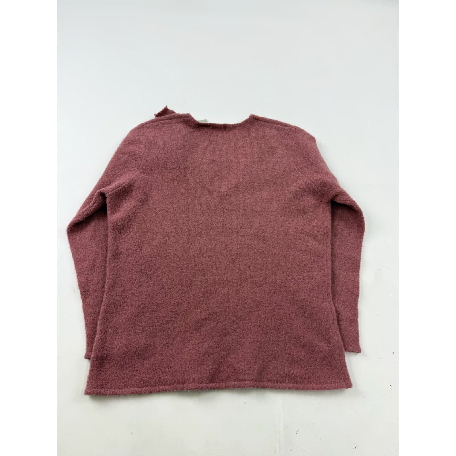 Pinko Odille Sweater Womens Medium Pink V Neck 3/4 Sleeve Floral Applique Pullover Size M / US 6-8 / IT 42-44 - 5 Thumbnail